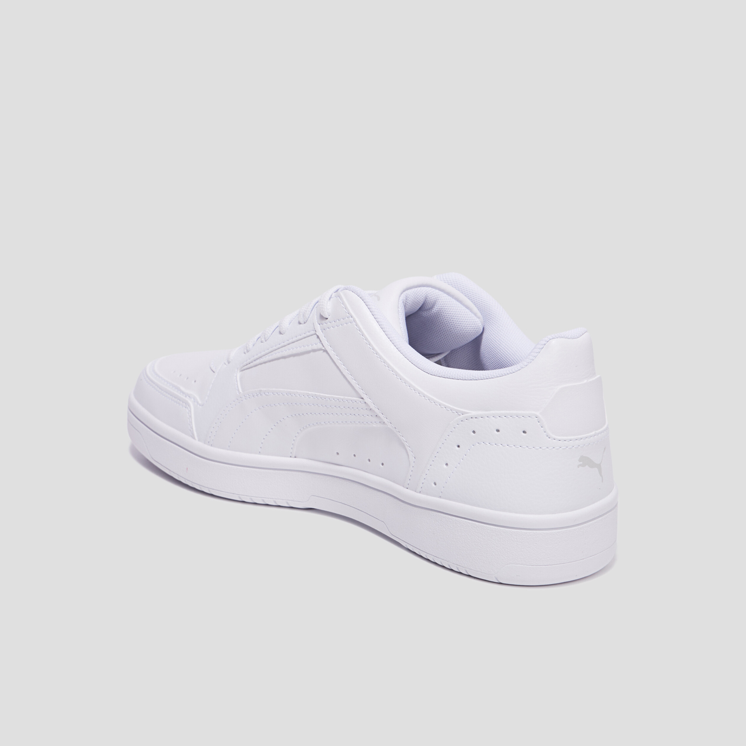 Puma blanche lacet top ruban