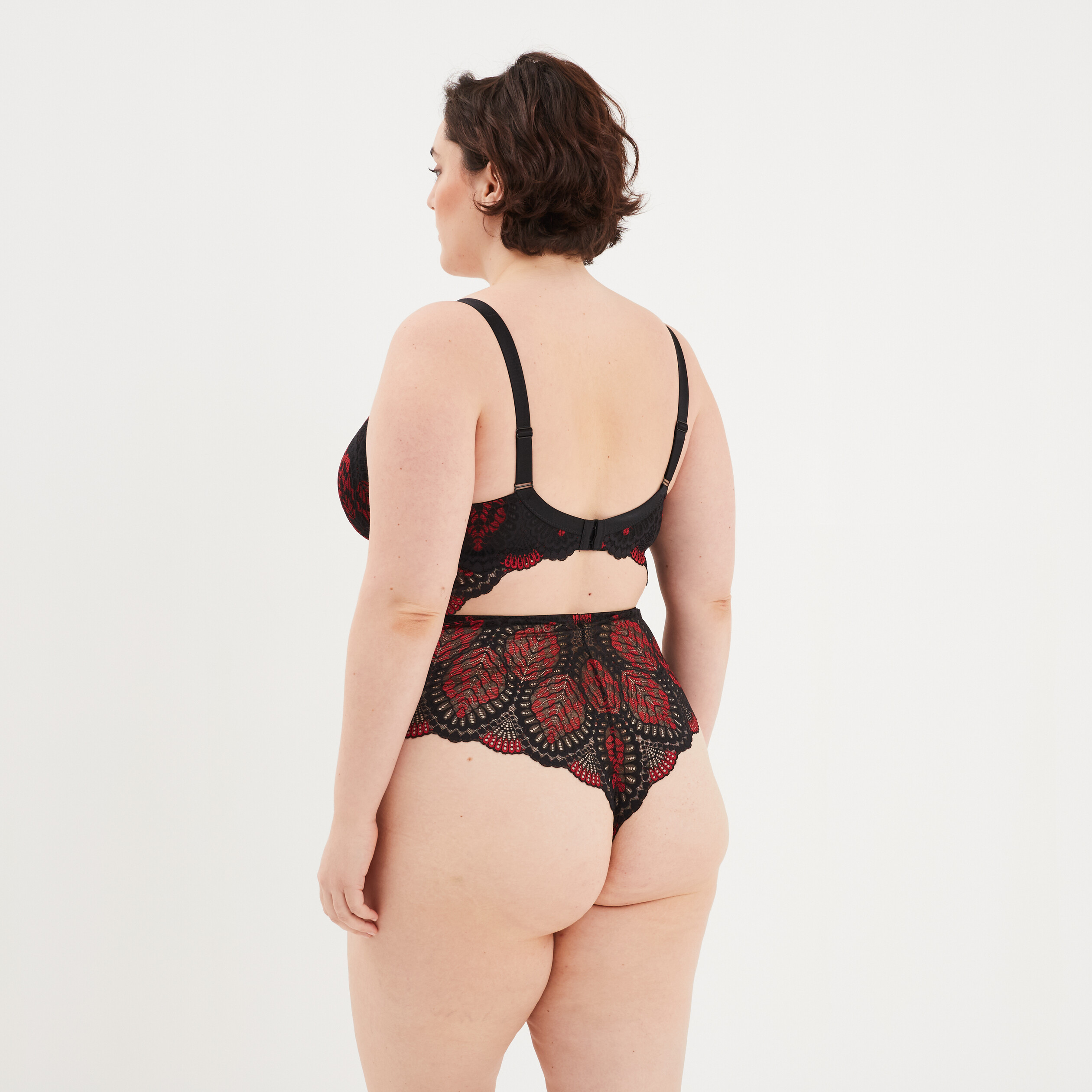 Body Dentelle Noir Taille M - Référence 1593, Neuf Avec Imperfections, Sans Marque
