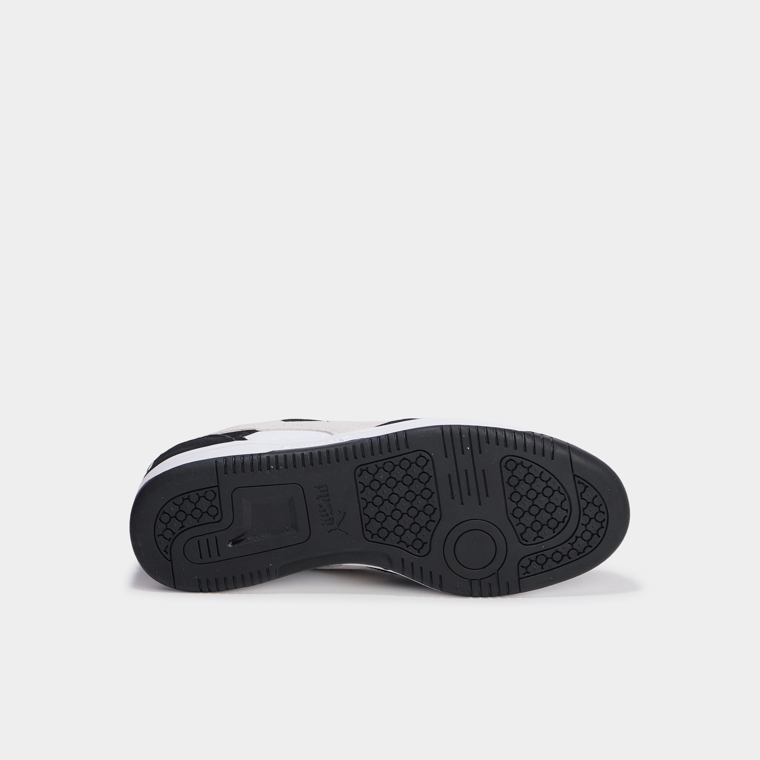 Tennis &agrave; lacets en cuir Puma Rebound V6 noir homme