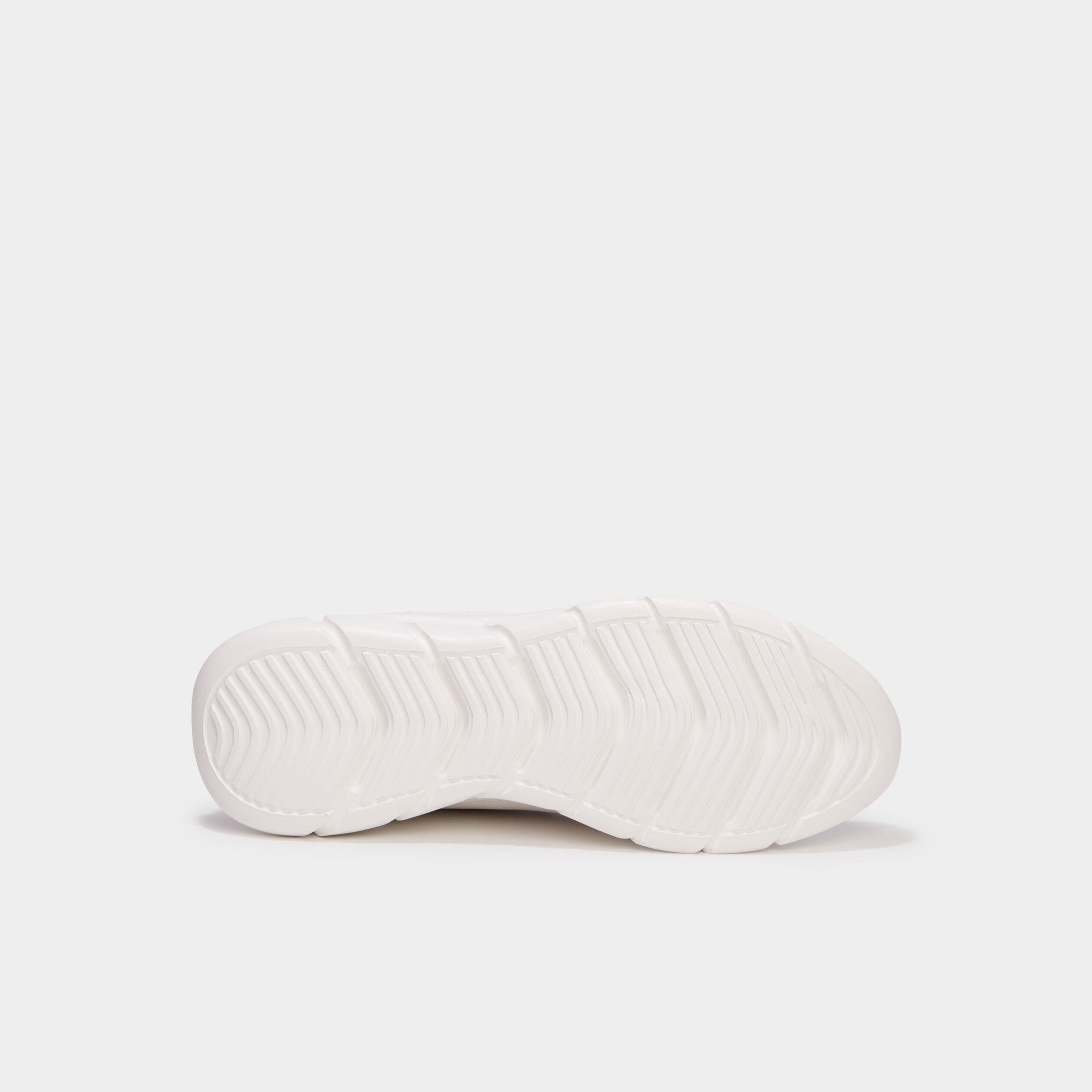 Baskets running lacets &eacute;lastiqu&eacute;s blanc femme