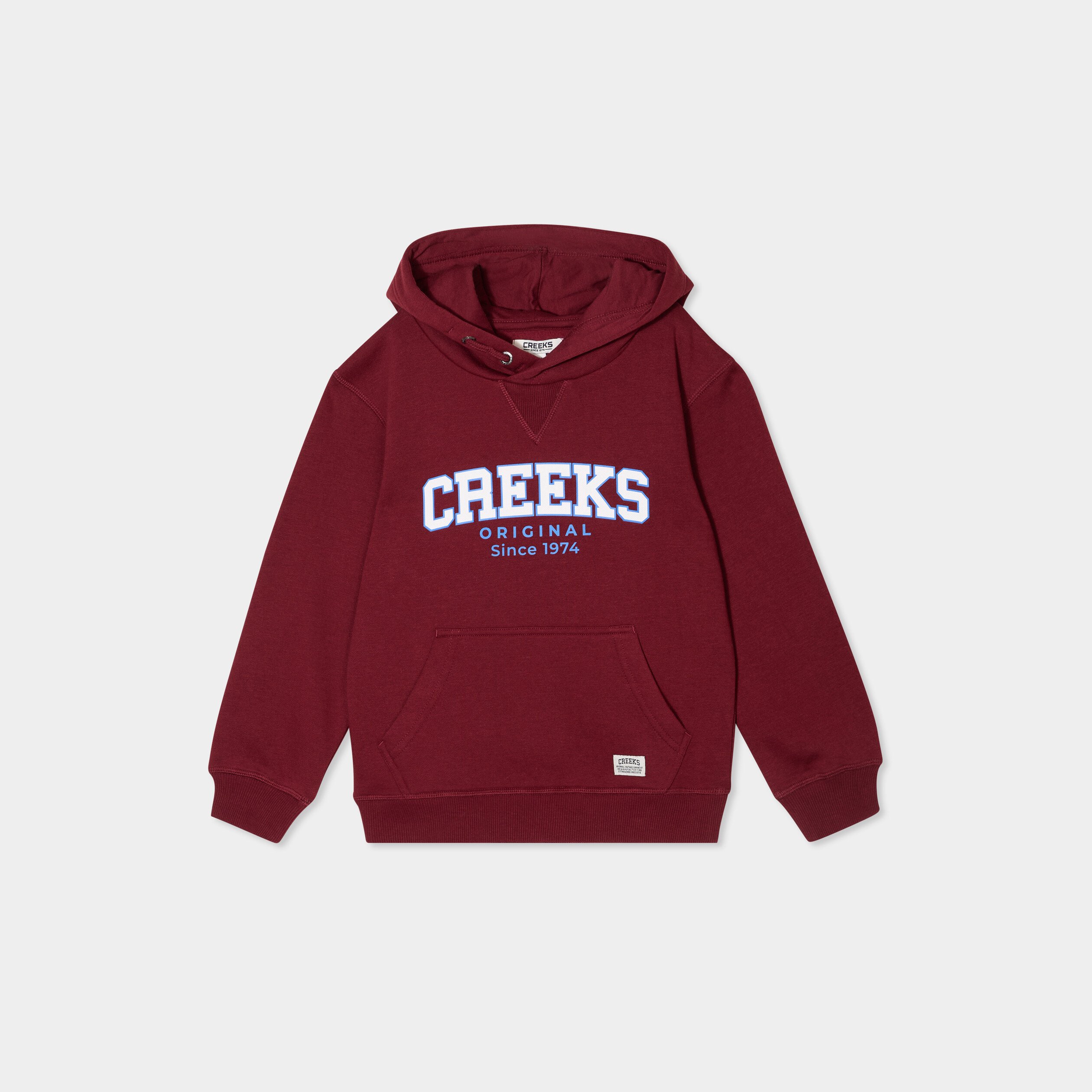 sweat hoodie oversize a capuche bordeaux garcon Sweat hoodie oversize à capuche bordeaux garçon