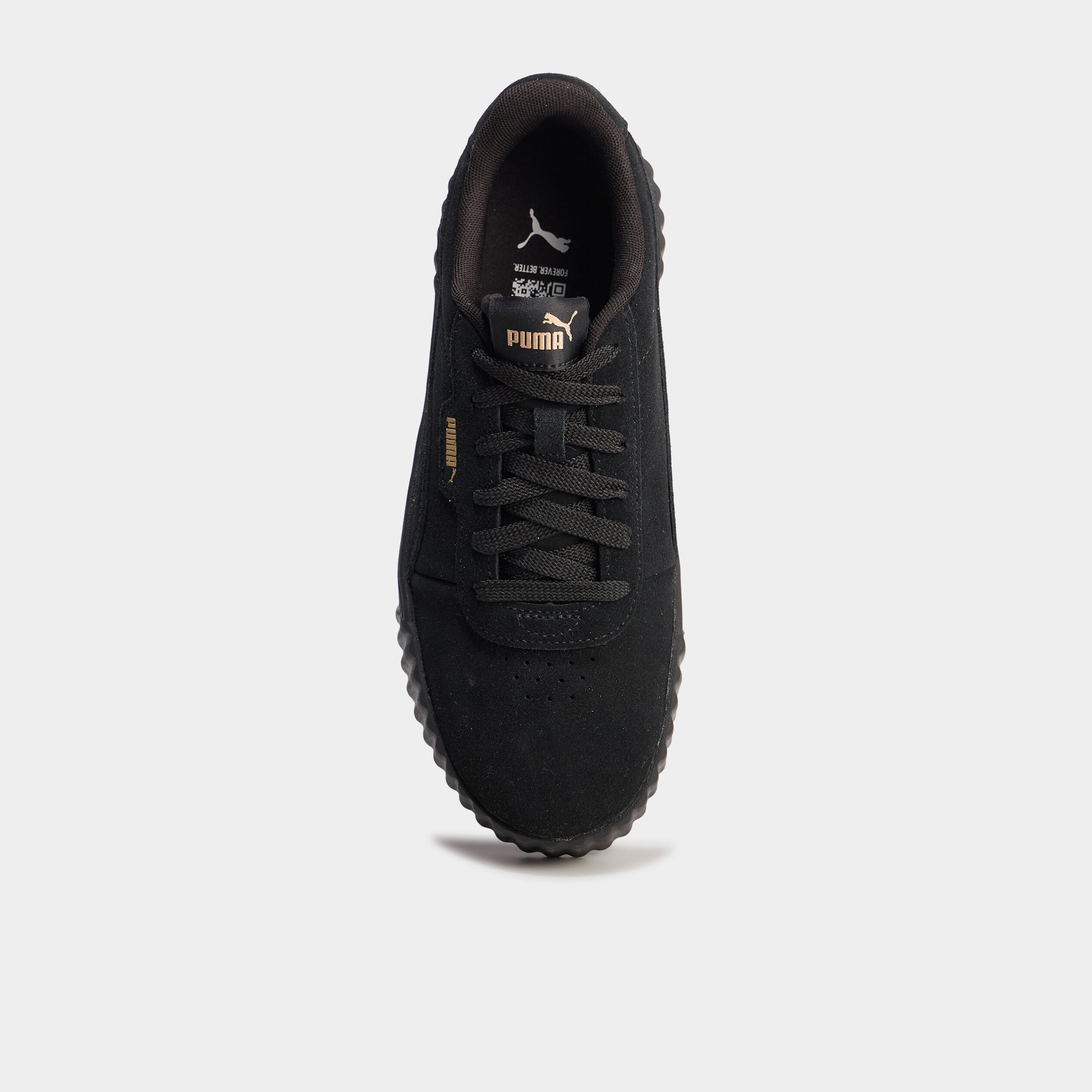 Tennis basses en cuir Puma Carina 3.0 noir femme