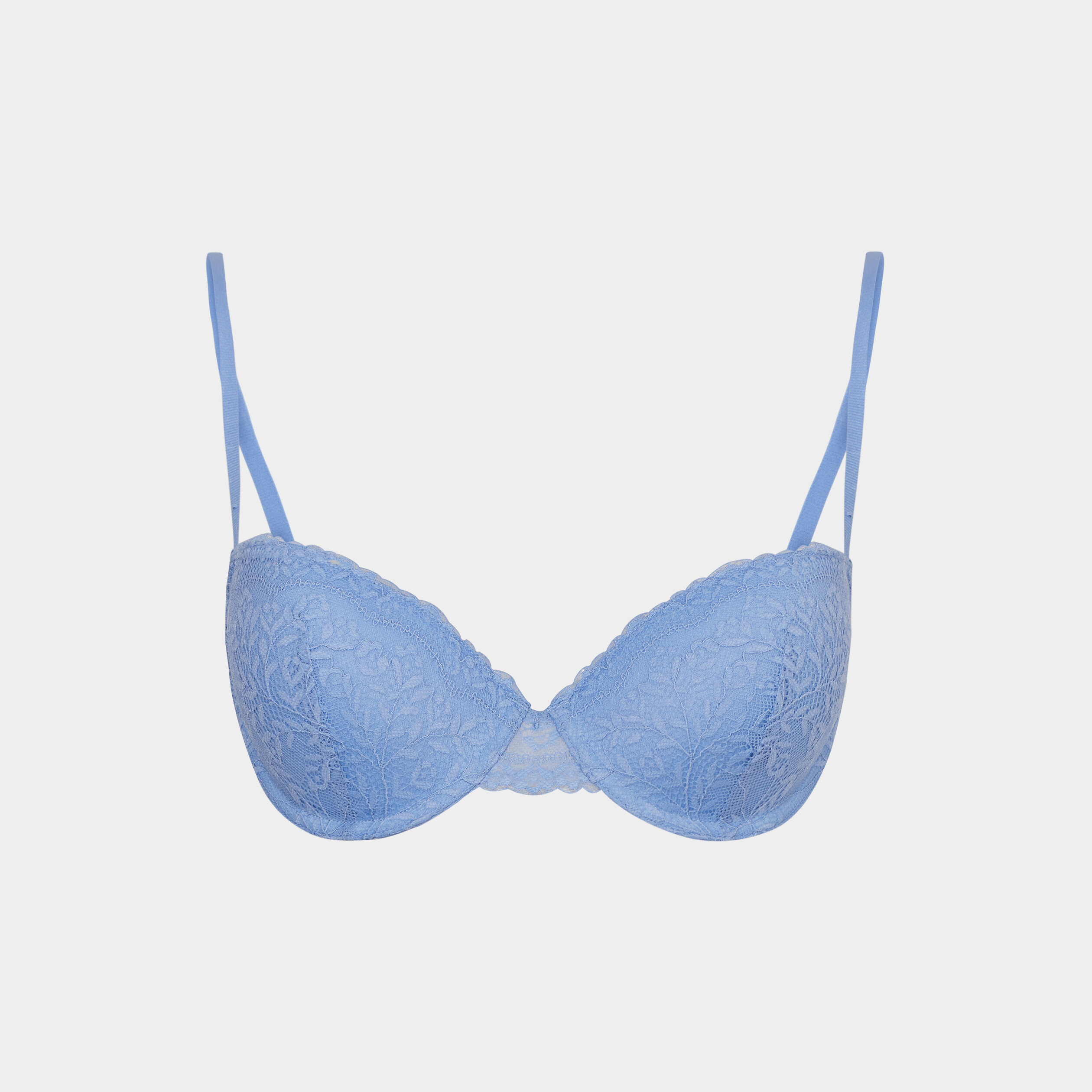 soutien gorge push up micro dentelle bleu clair femme Soutien-gorge push up micro dentelle bleu clair femme