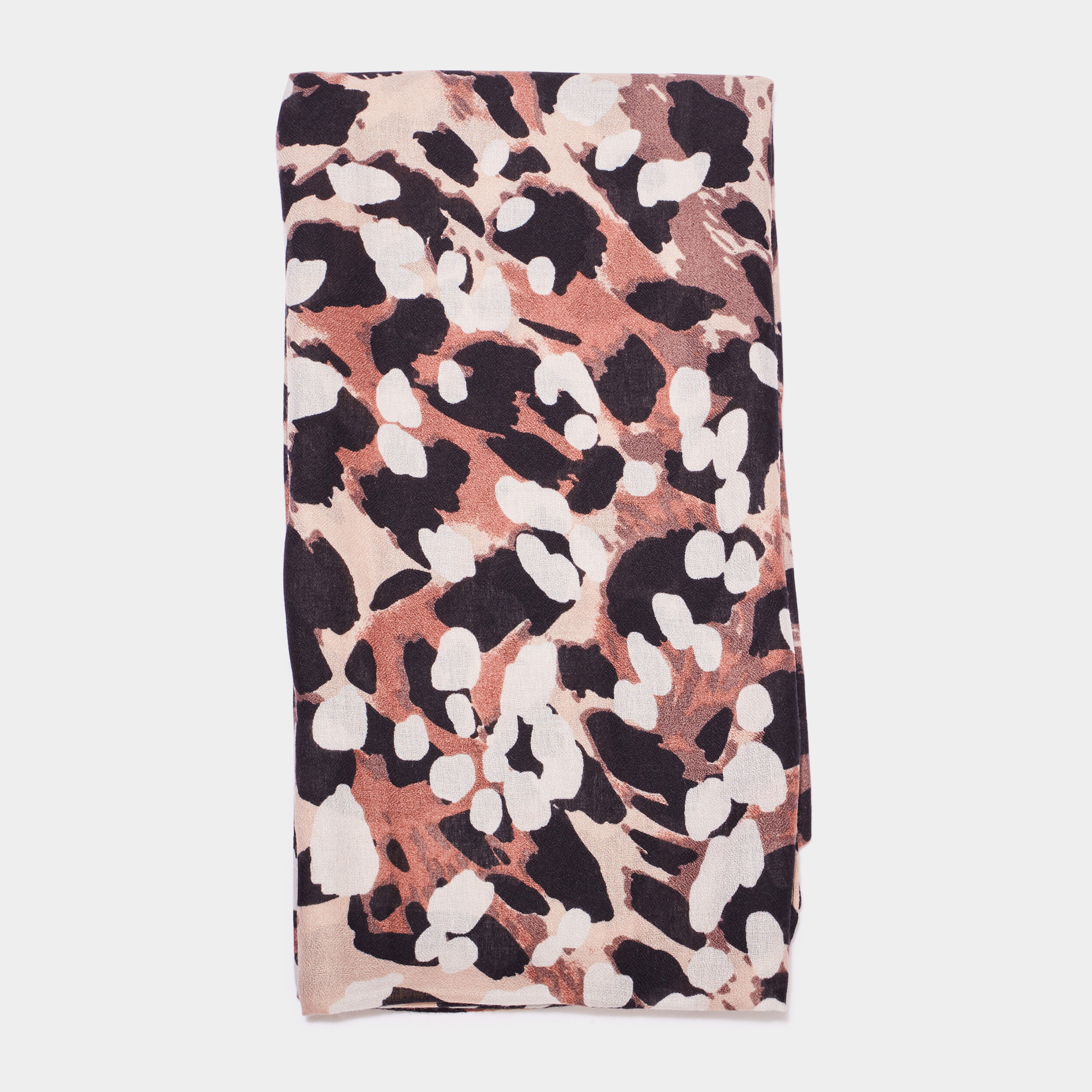 foulard motif tigre marron femme Foulard motif tigre marron femme