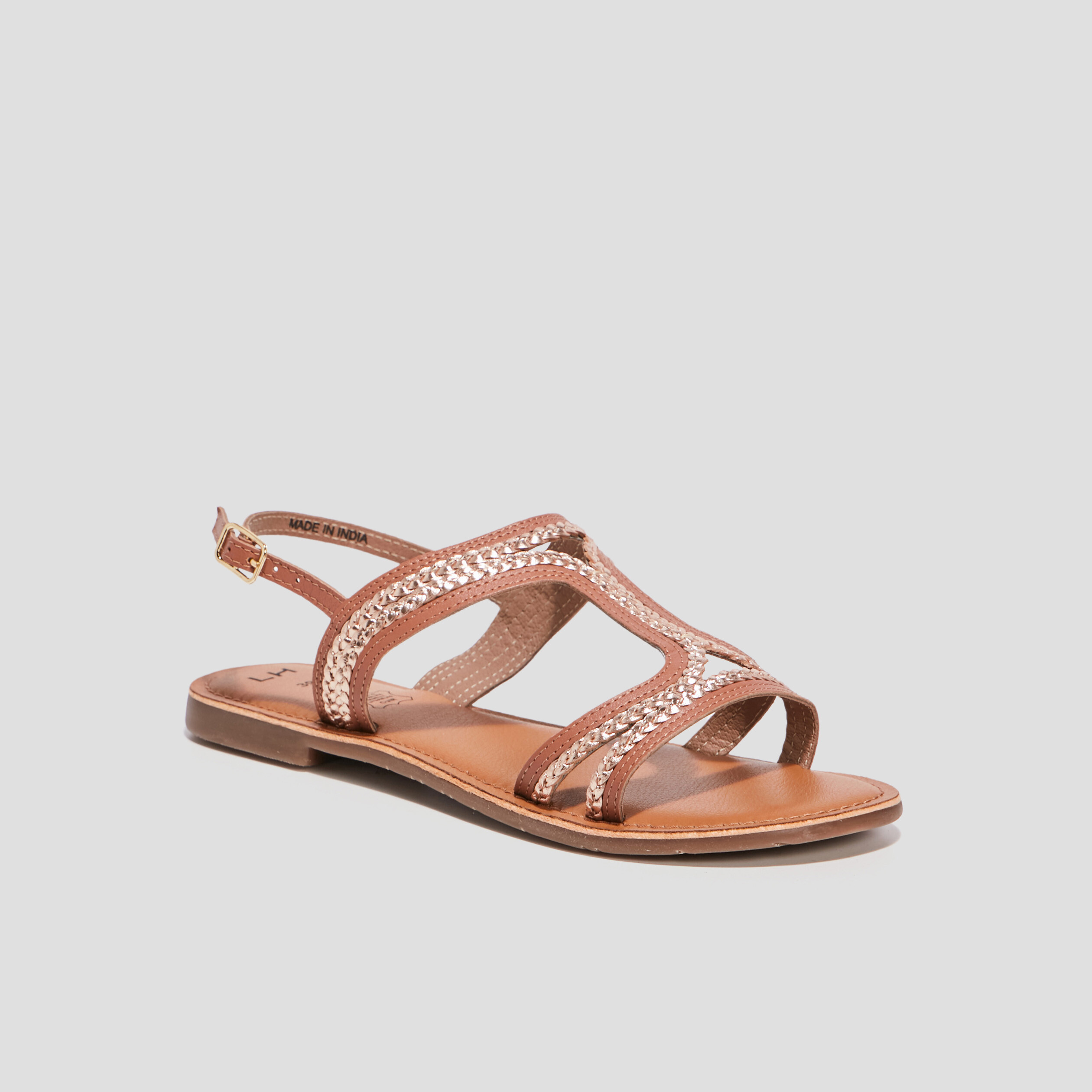 sandales en cuir marron femme Sandales en cuir marron femme