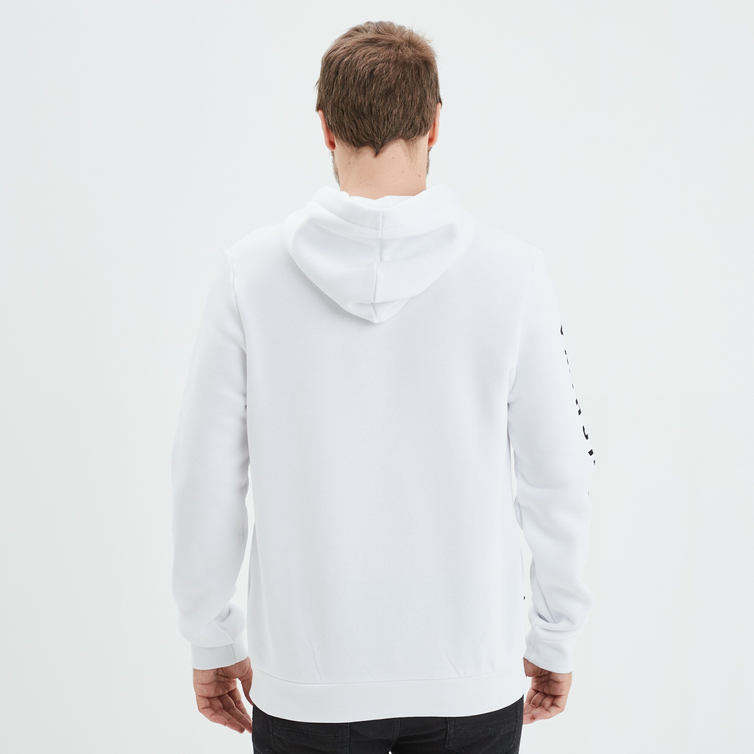 Sweat à capuche hoodie Naruto Itachi blanc homme