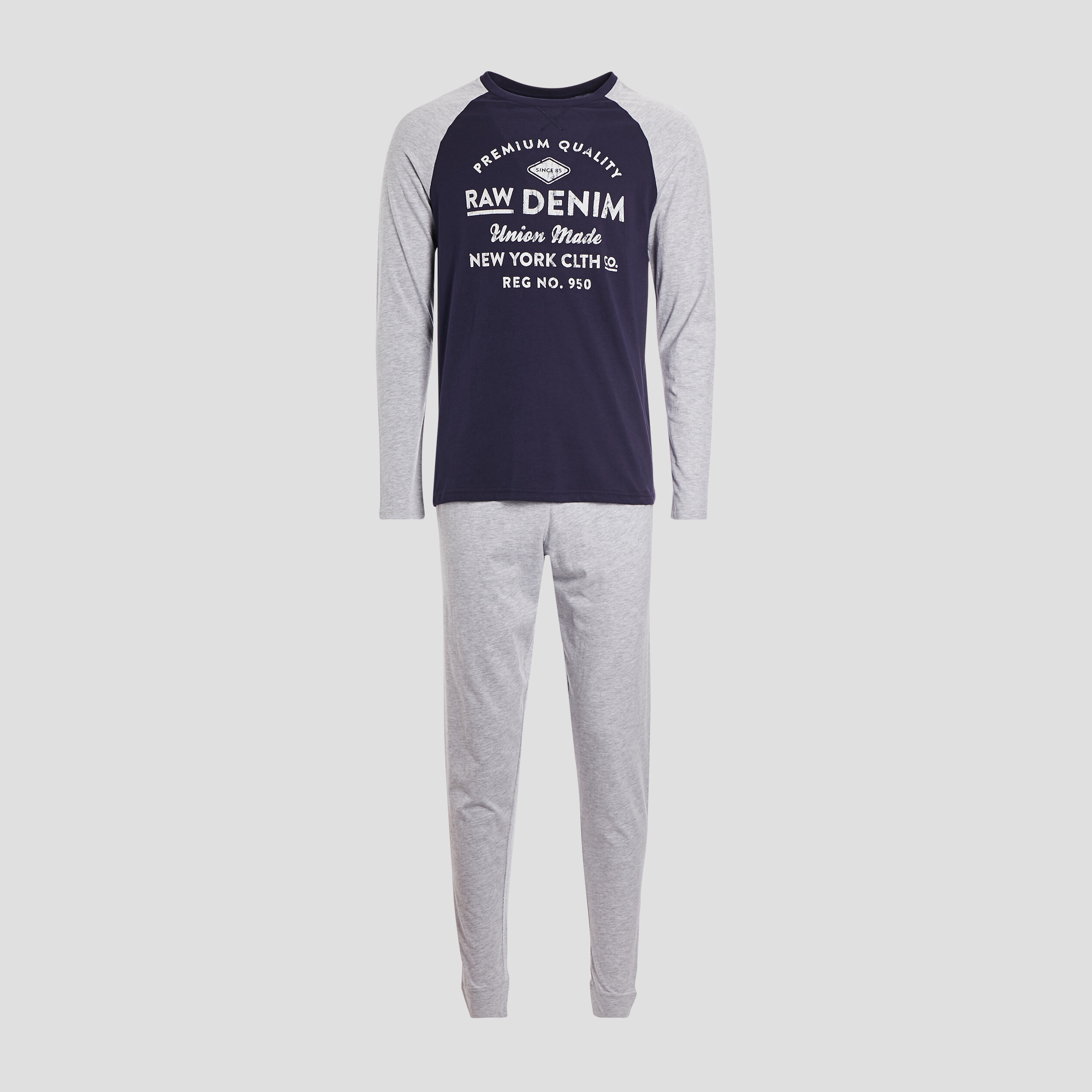 ensemble pyjama 2 pieces bleu marine homme Ensemble pyjama 2 pièces bleu marine homme