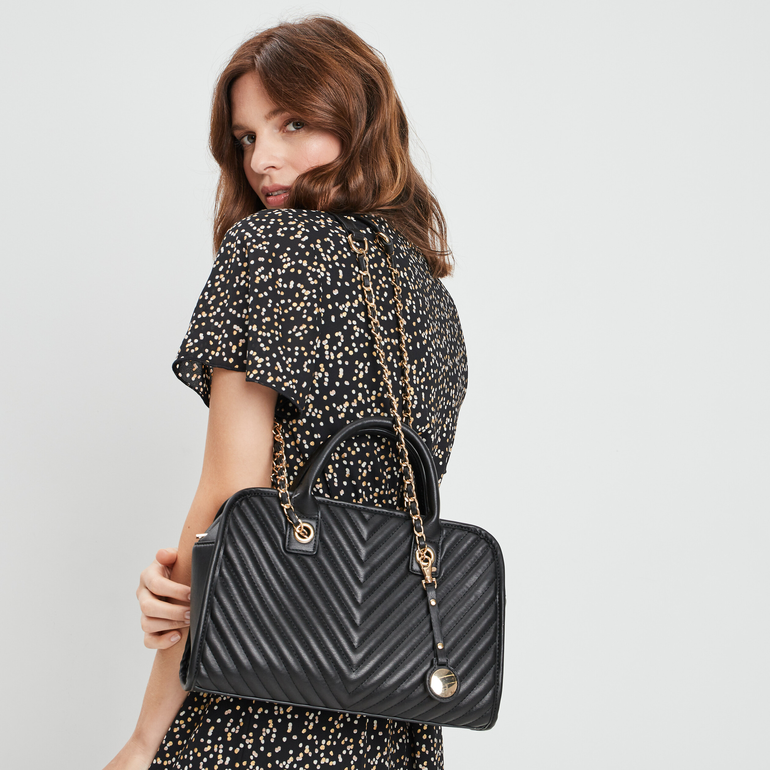 sac matelasse noir femme Sac matelassé noir femme