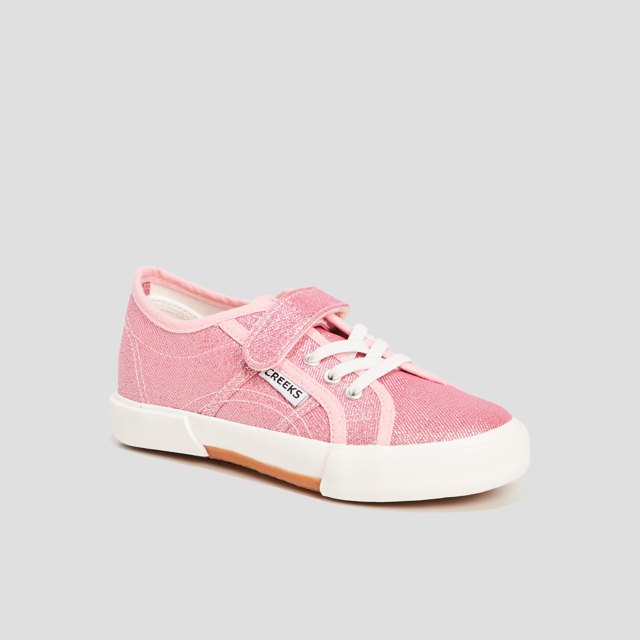 tennis en toile a scratch creeks rose fille Tennis en toile à scratch Creeks rose fille
