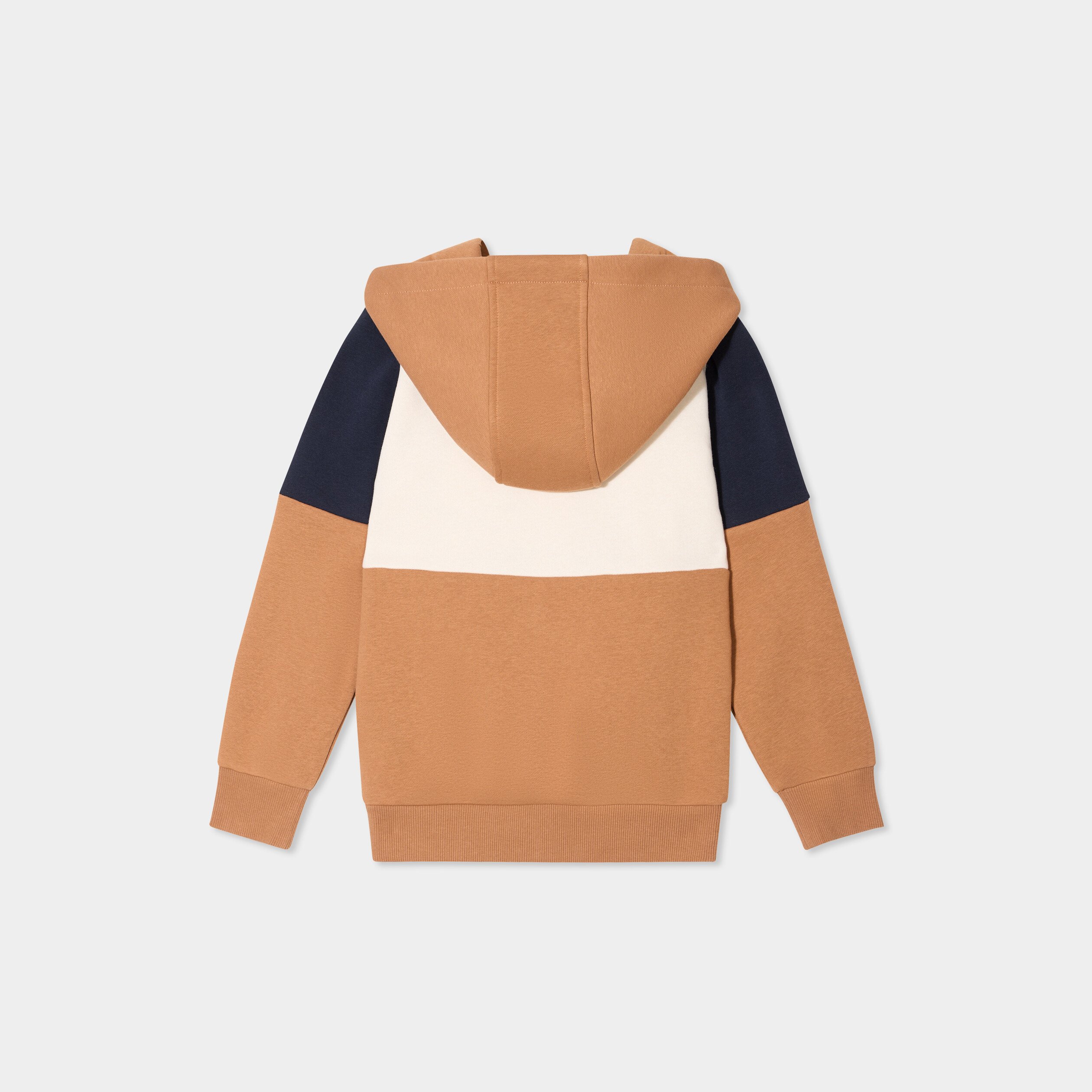 sweat a capuche zippe creeks camel garcon Sweat à capuche zippé Creeks camel garçon