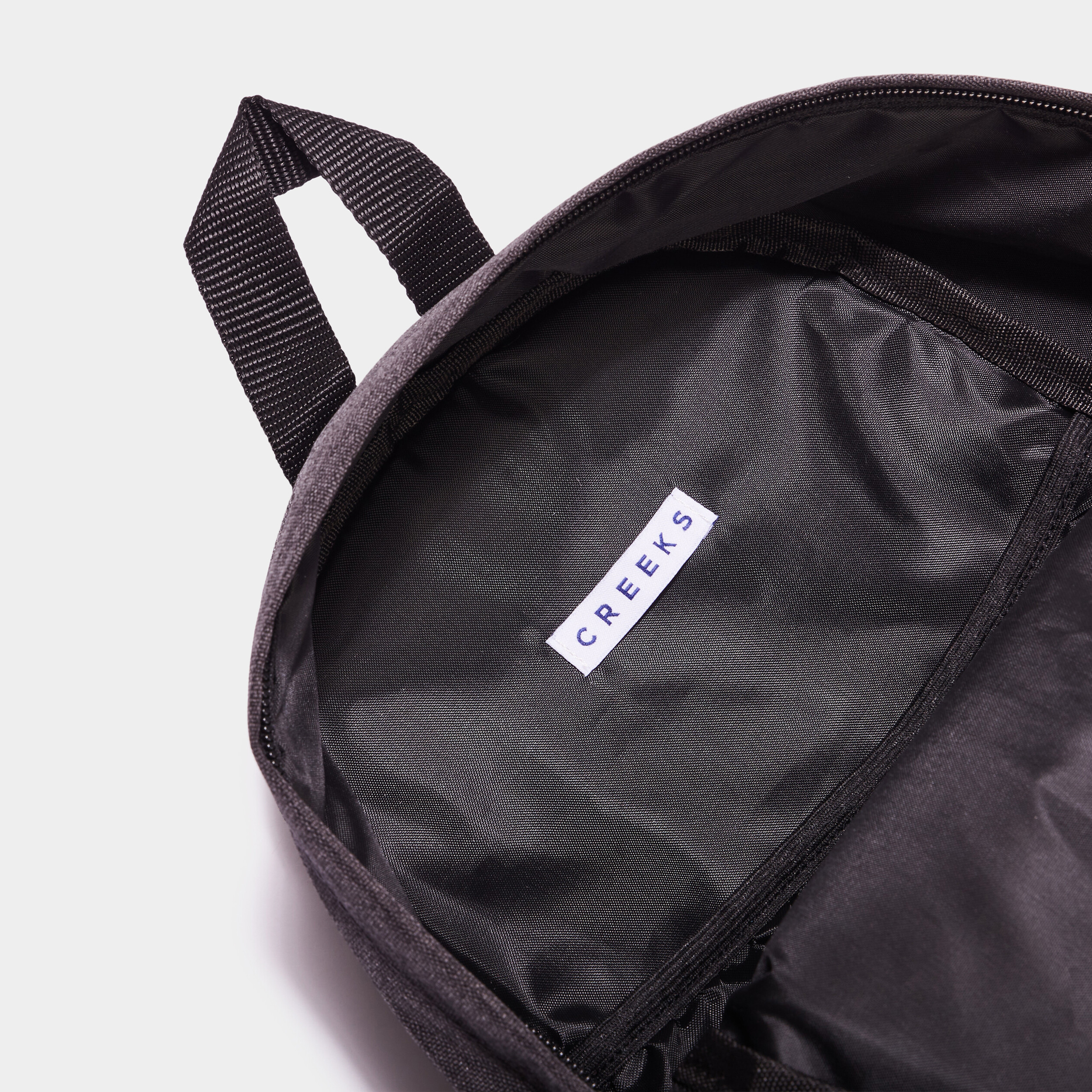 Sac a dos Creeks gris fonce fille La Halle