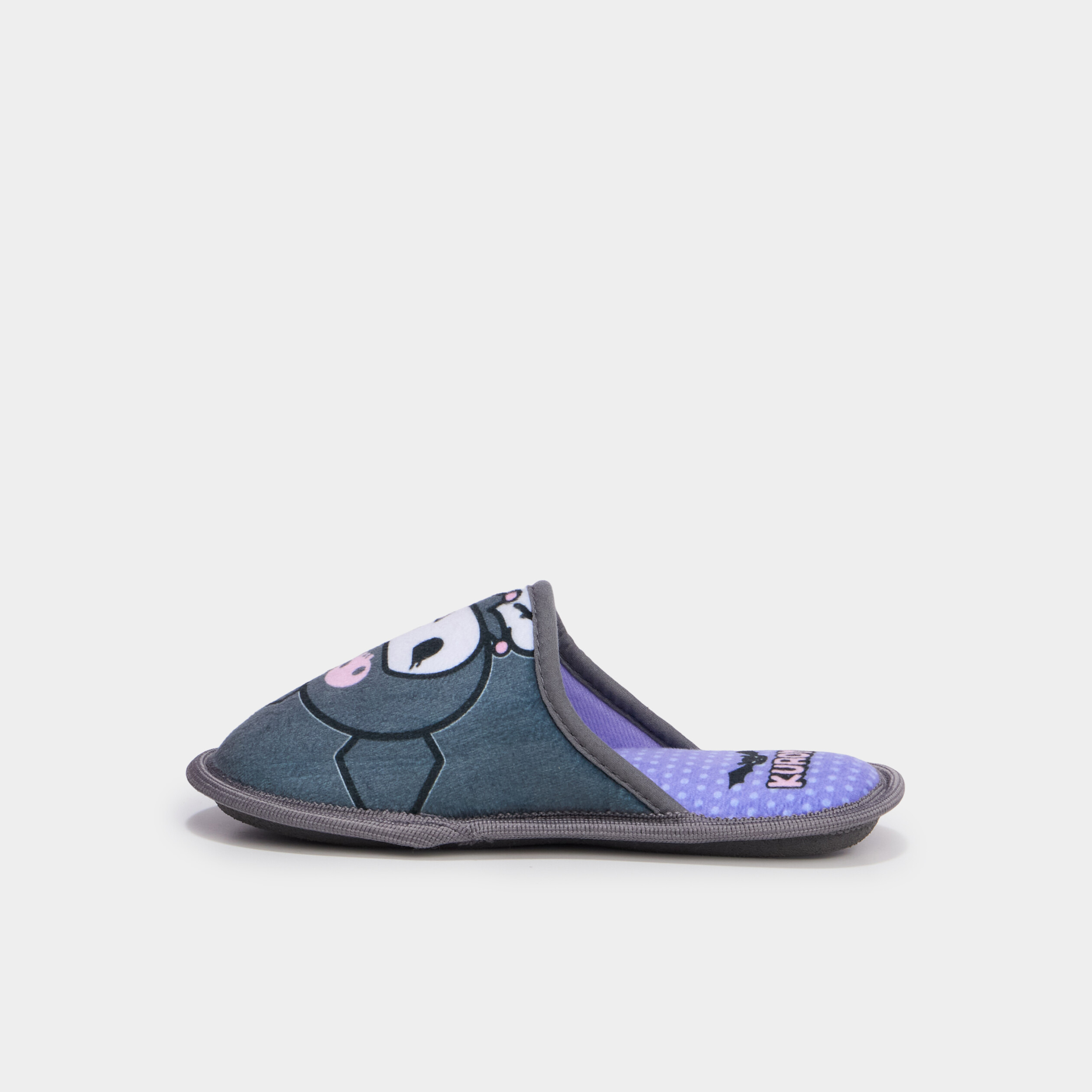 Chaussons mules Hello Kitty Kuromi mauve fille
