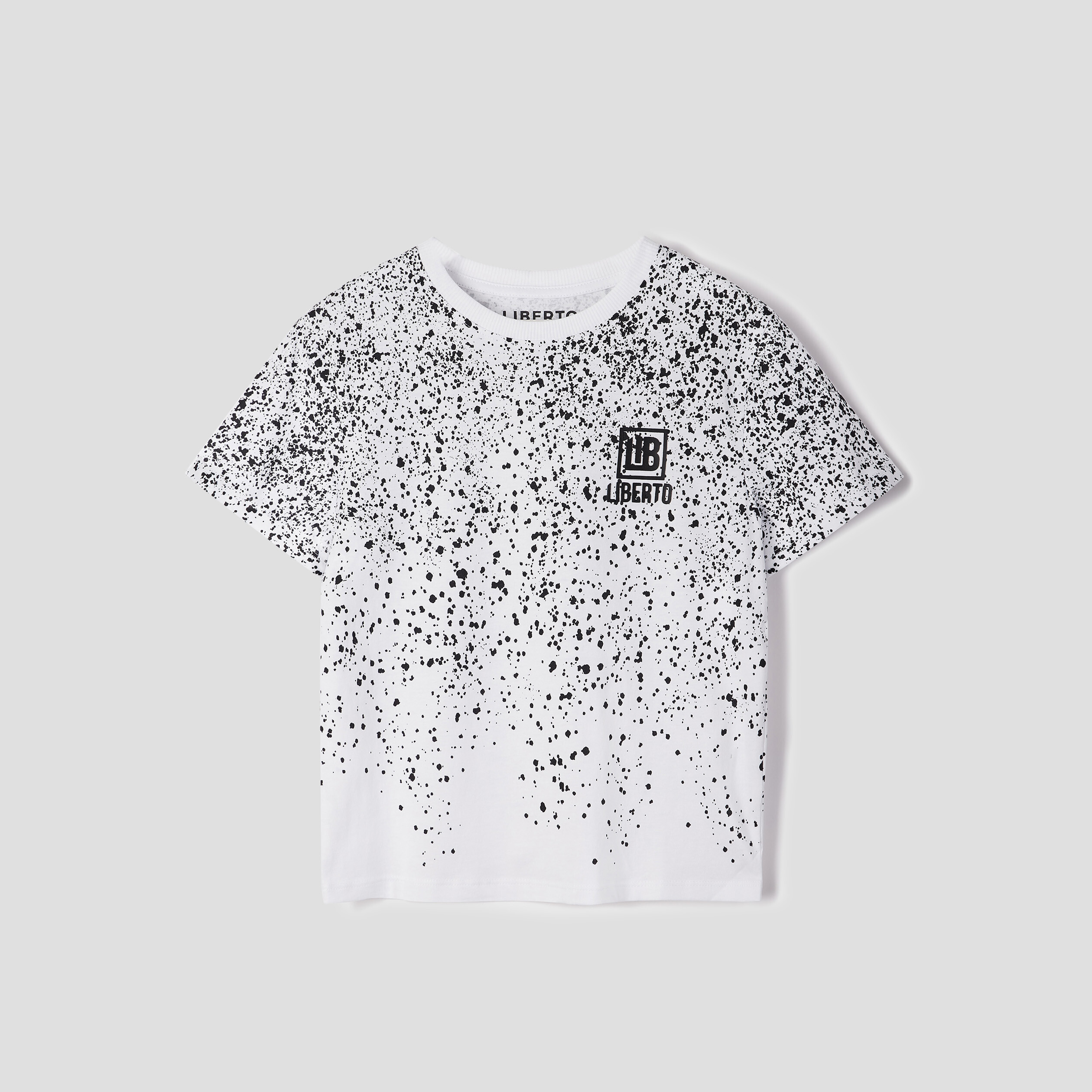 T-shirt manches courtes coton blanc gar&ccedil;on