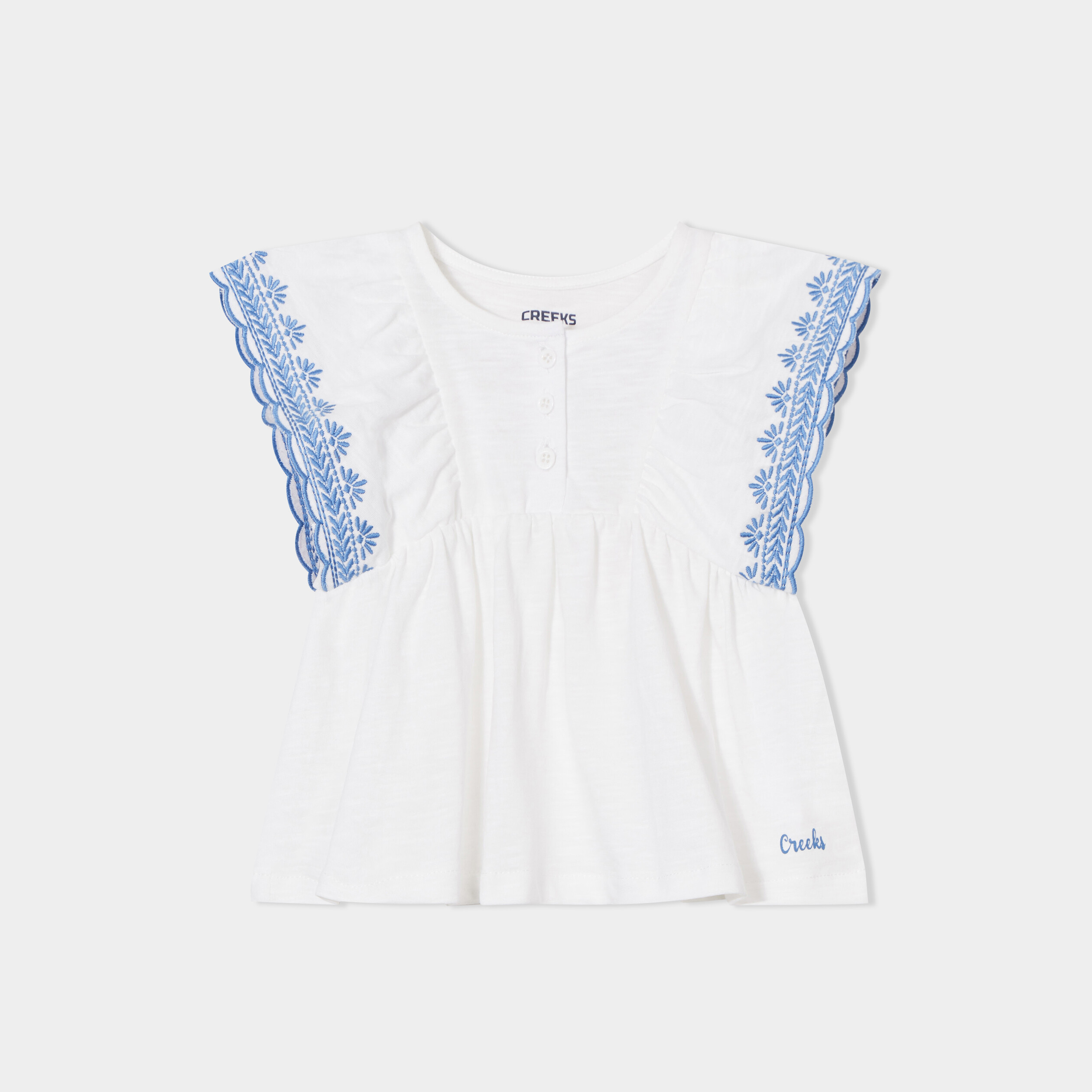 Chemise Bébé Fille Lexington Manches Longues Noppies – 100% Coton – Col Plat – Boutons Devant