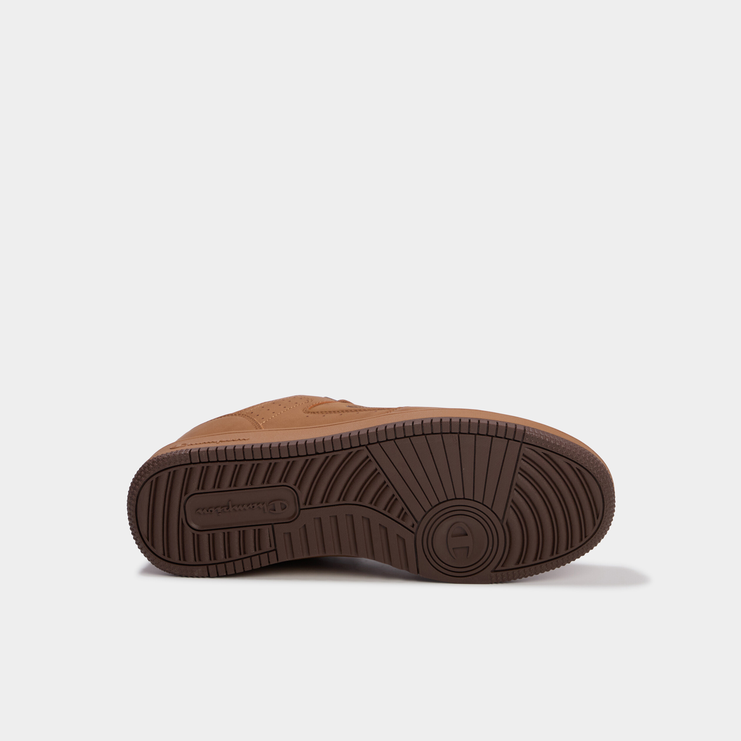 Baskets &agrave; lacets Champion RD18 COMB camel homme