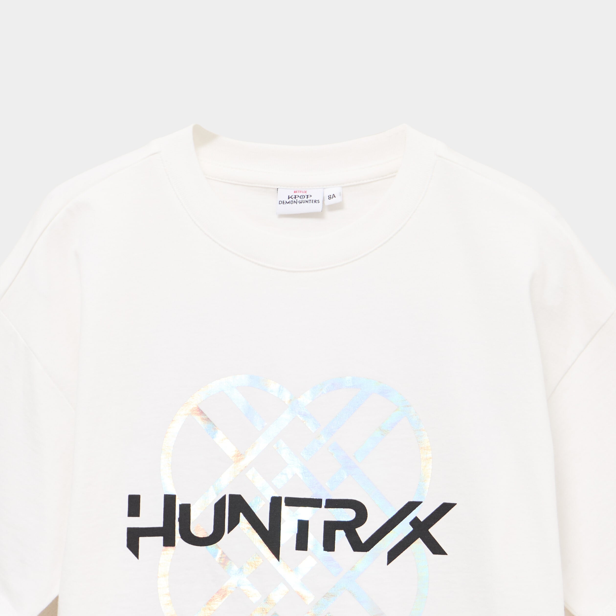 T-shirt K-Pop Demon Hunters coton ivoire fille