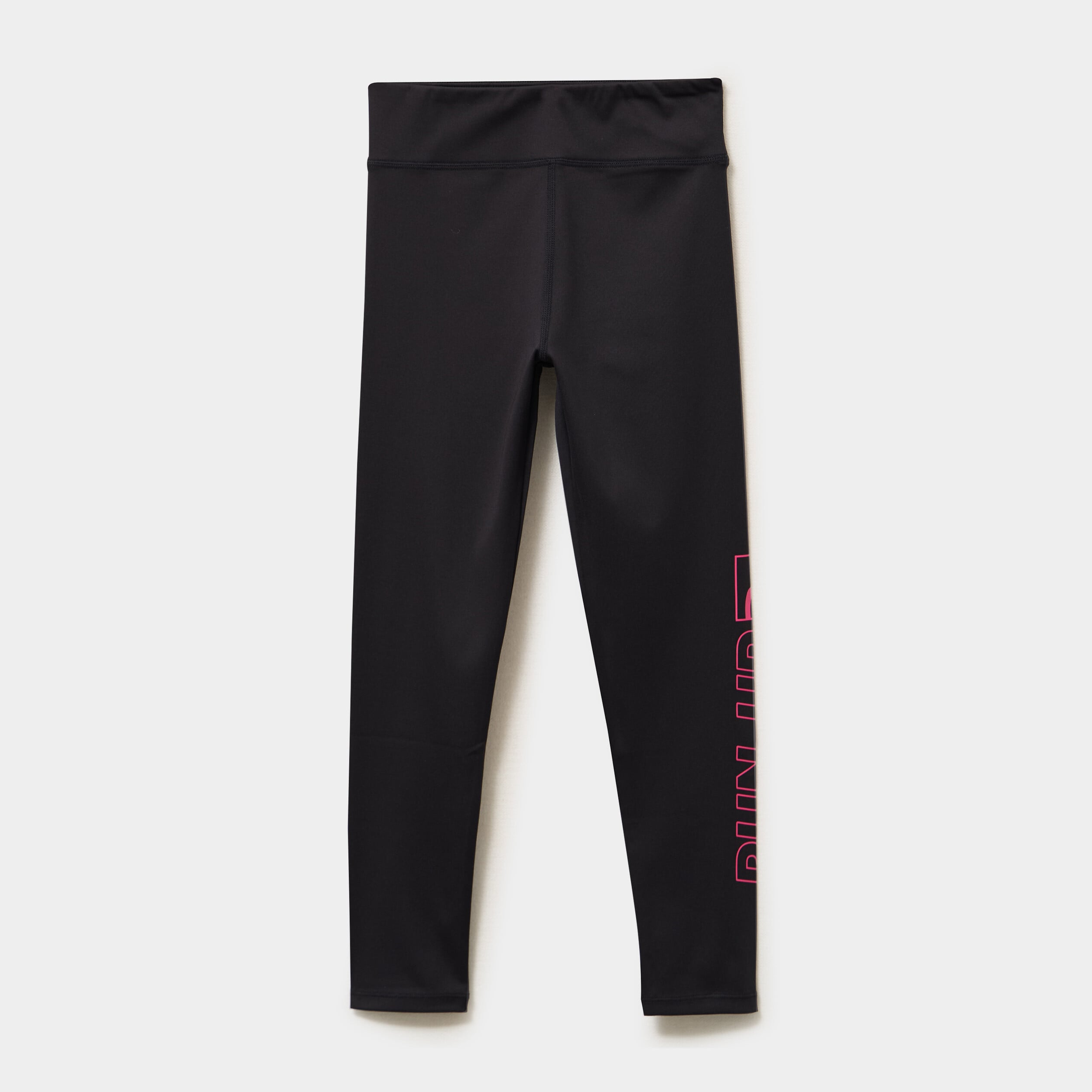 Legging taille &eacute;lastiqu&eacute;e stretch noir fille
