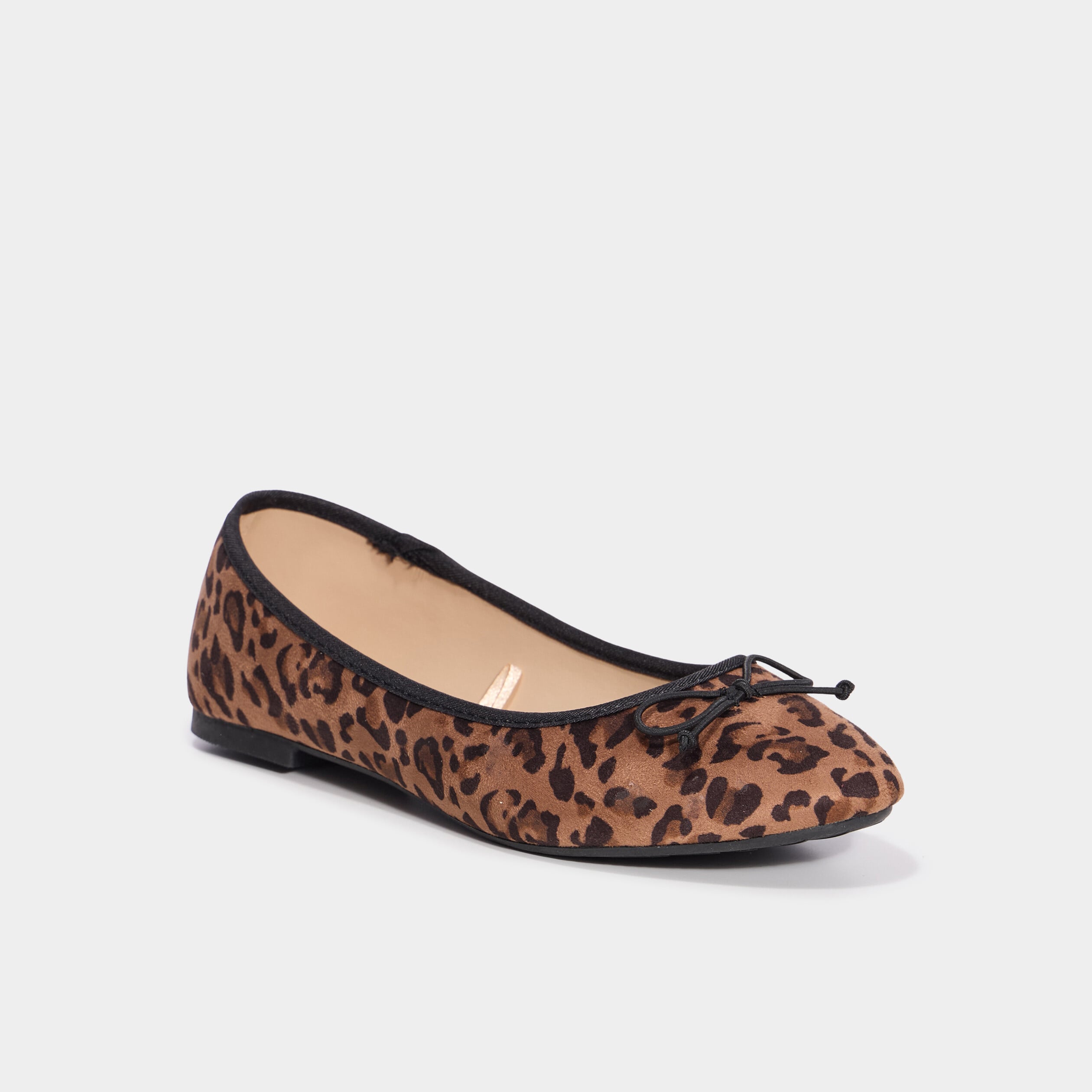 Ballerines plates avec noeuds multicolore femme