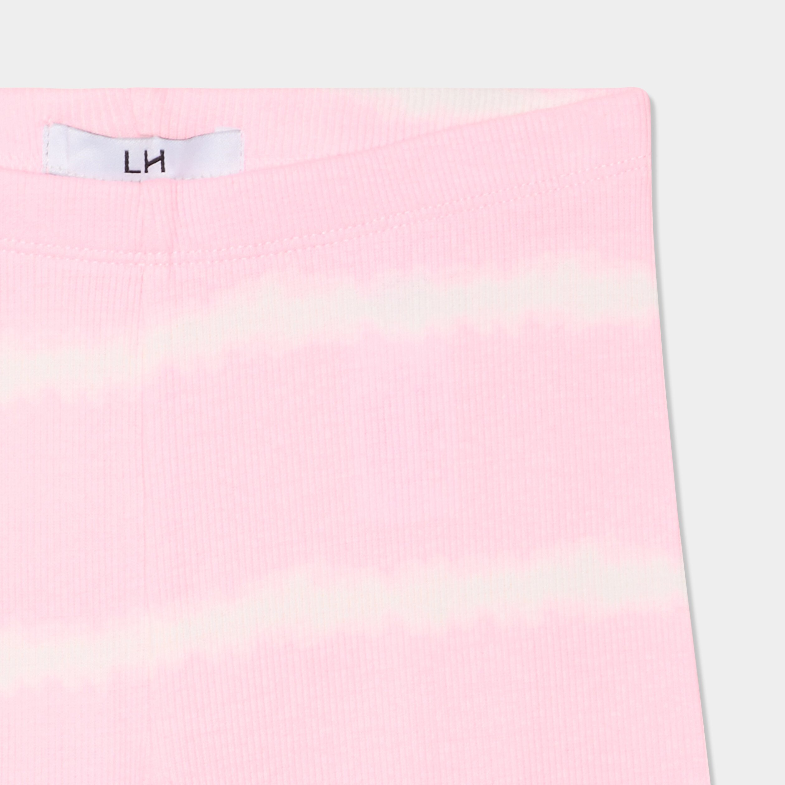 legging cycliste cotele coton rose fluo fille Legging cycliste côtelé coton rose fluo fille