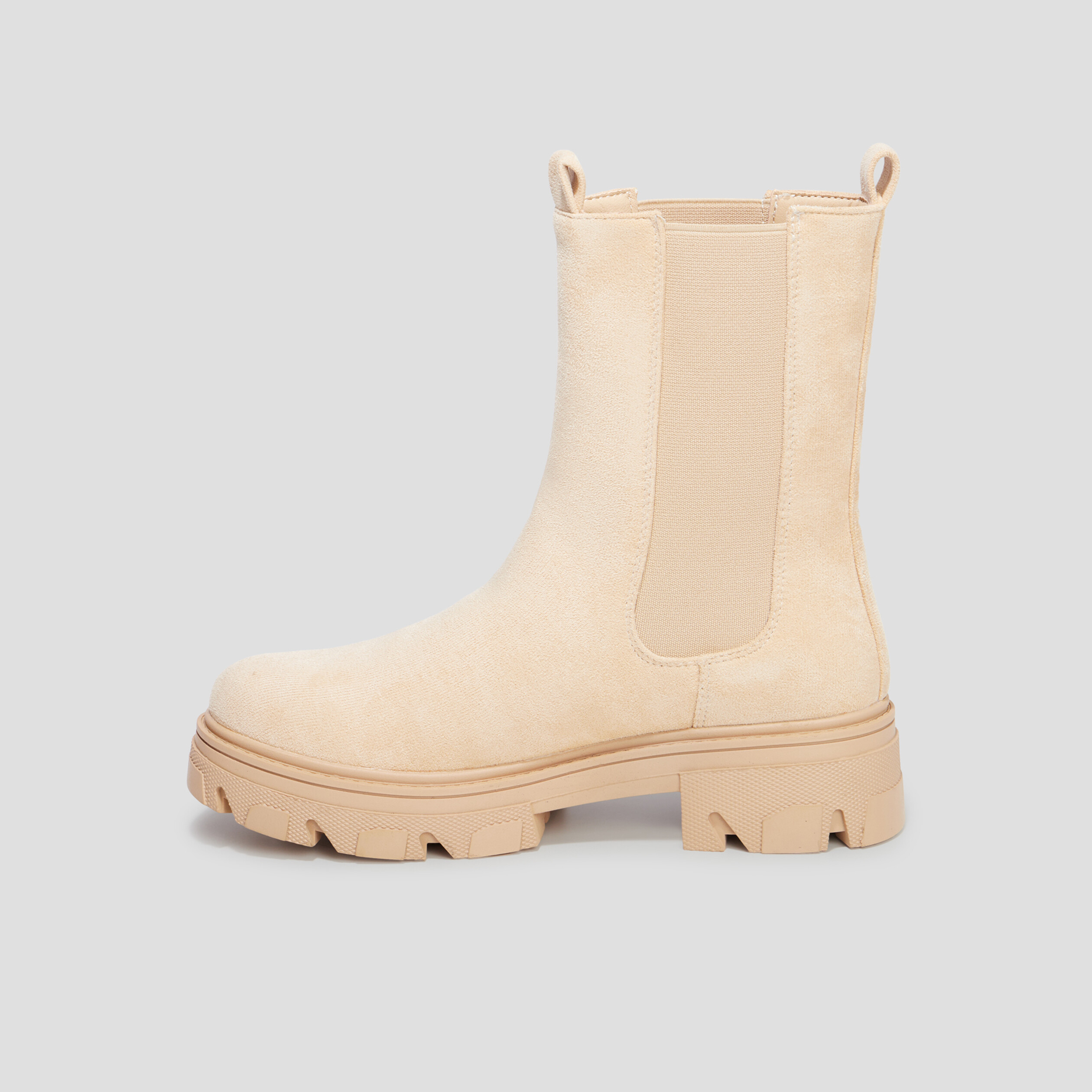 Bottes de pluie chelsea sable femme