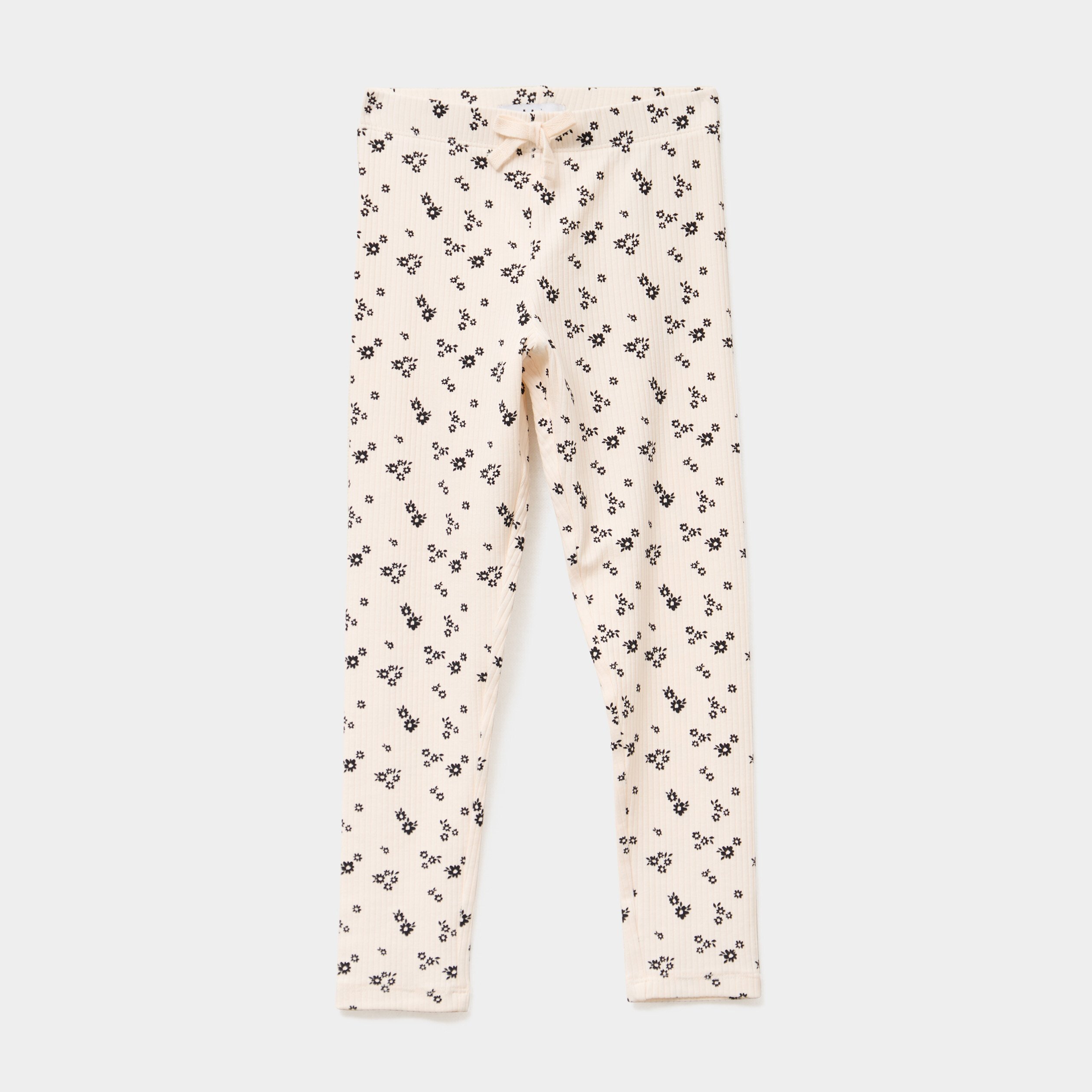 legging cotele coton beige fille Legging côtelé coton beige fille