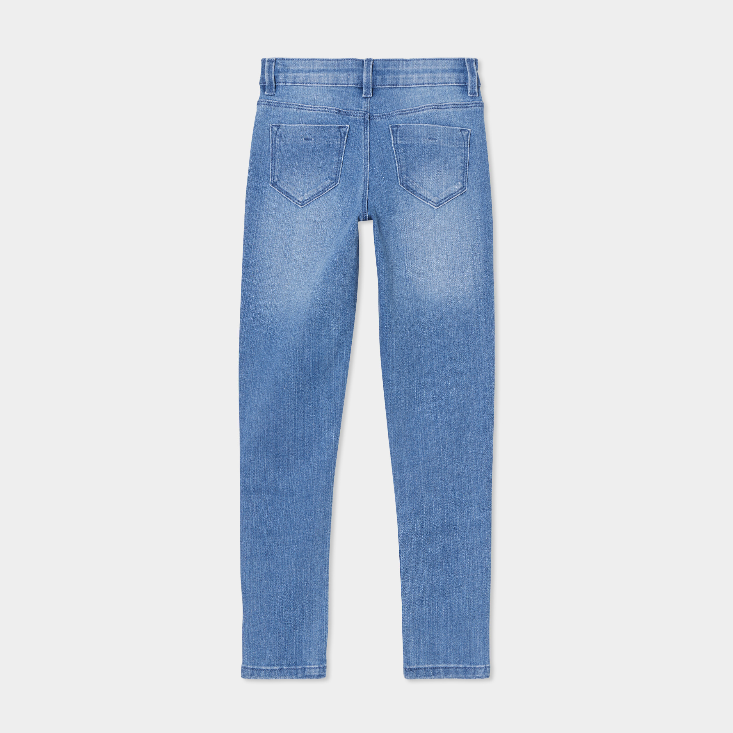 jeans skinny 5 poches denim double stone fille Jeans skinny 5 poches denim double stone fille