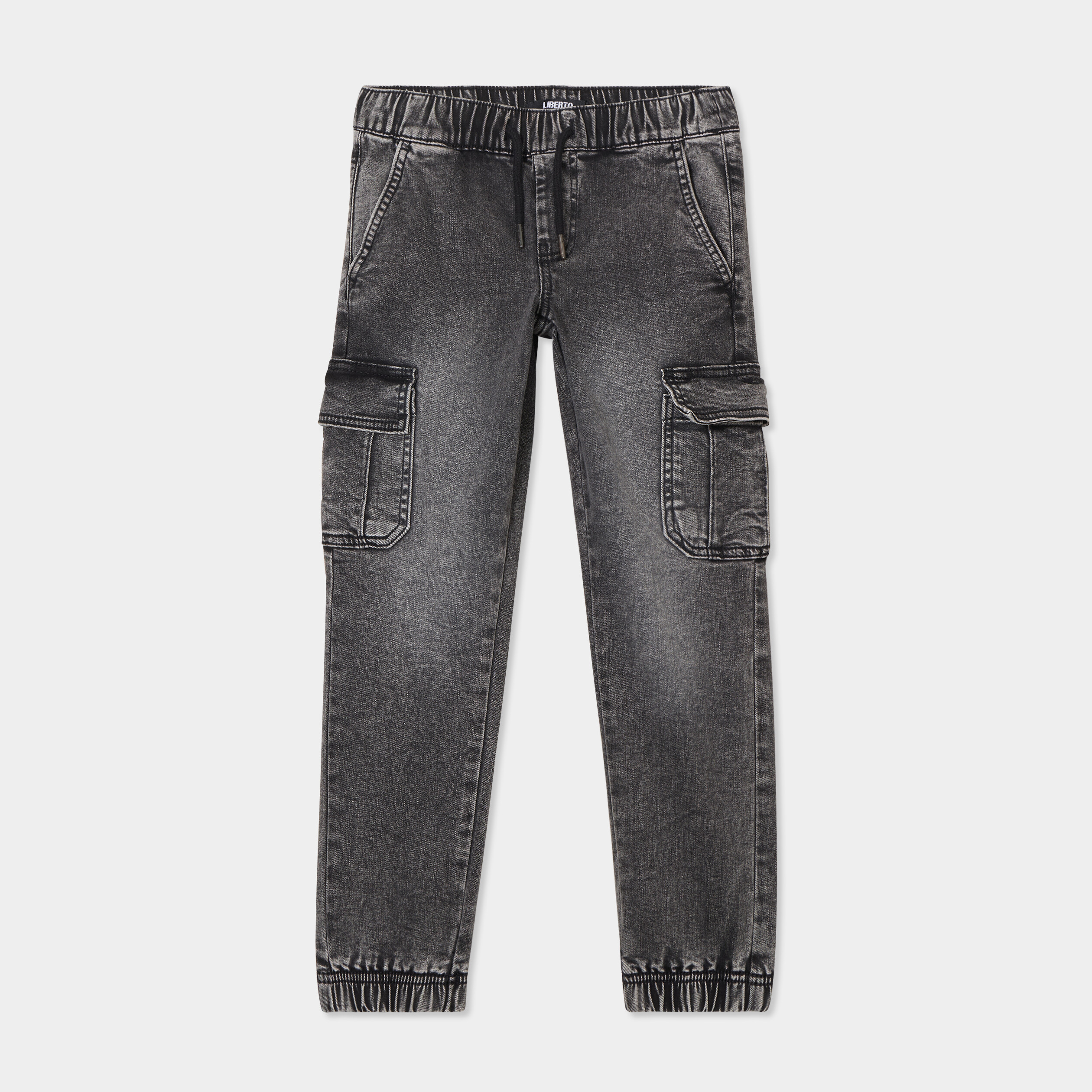 Jeans battle bas resserr&eacute; denim noir gar&ccedil;on