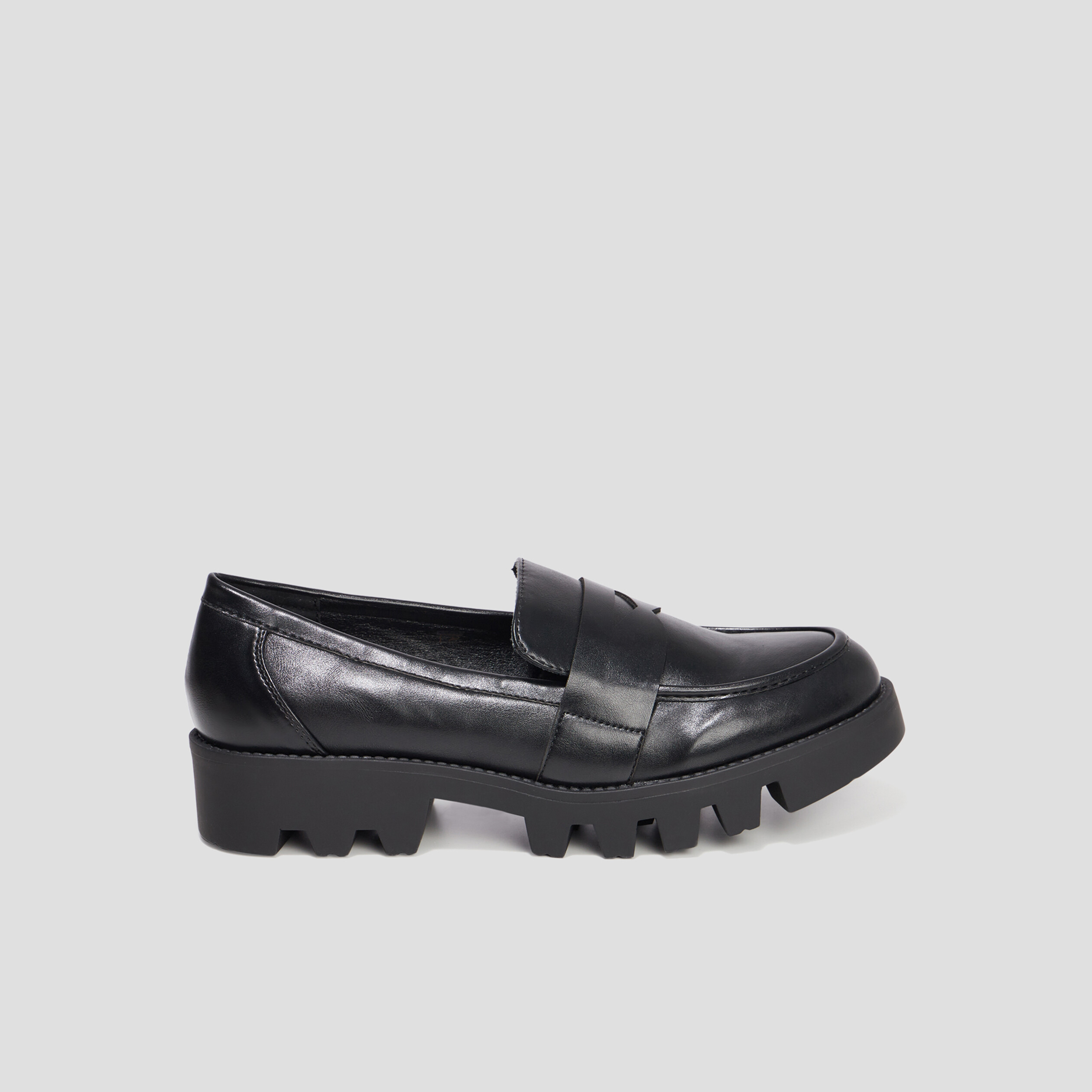 mocassins crantes liberto noir femme Mocassins crantés Liberto noir femme