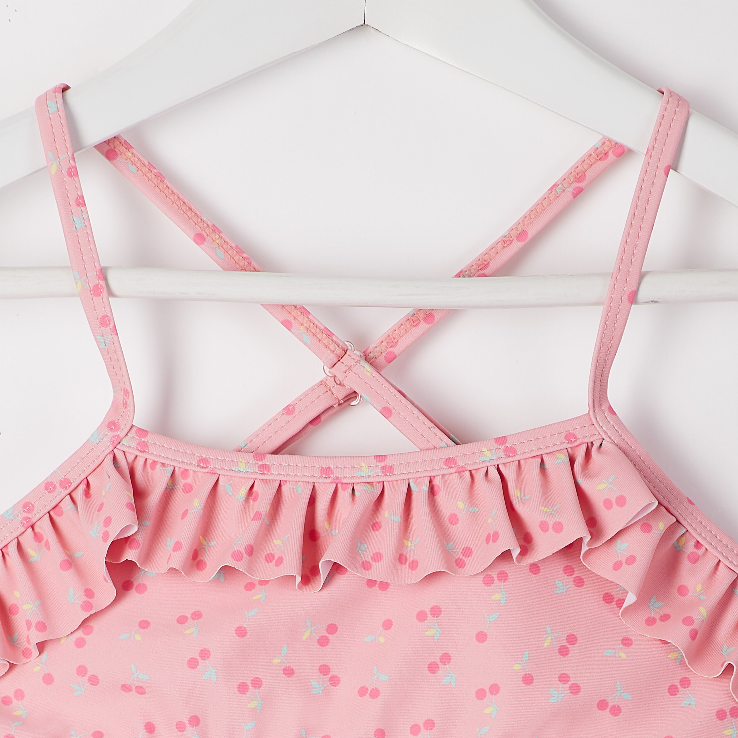 maillot de bain 2 pieces rose saumon fille Maillot de bain 2 pièces rose saumon fille