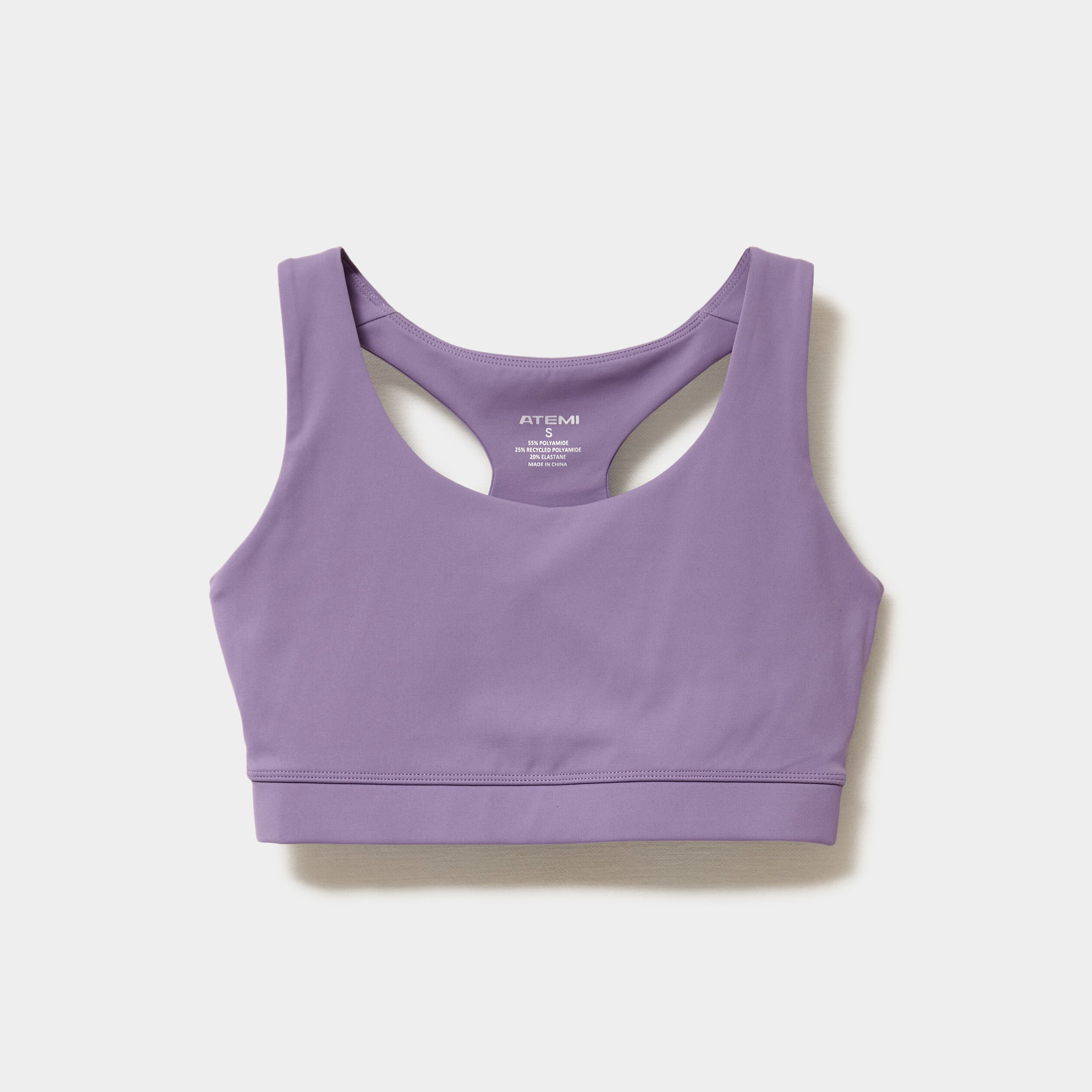 Brassi&egrave;re de sport dos nageur violet femme