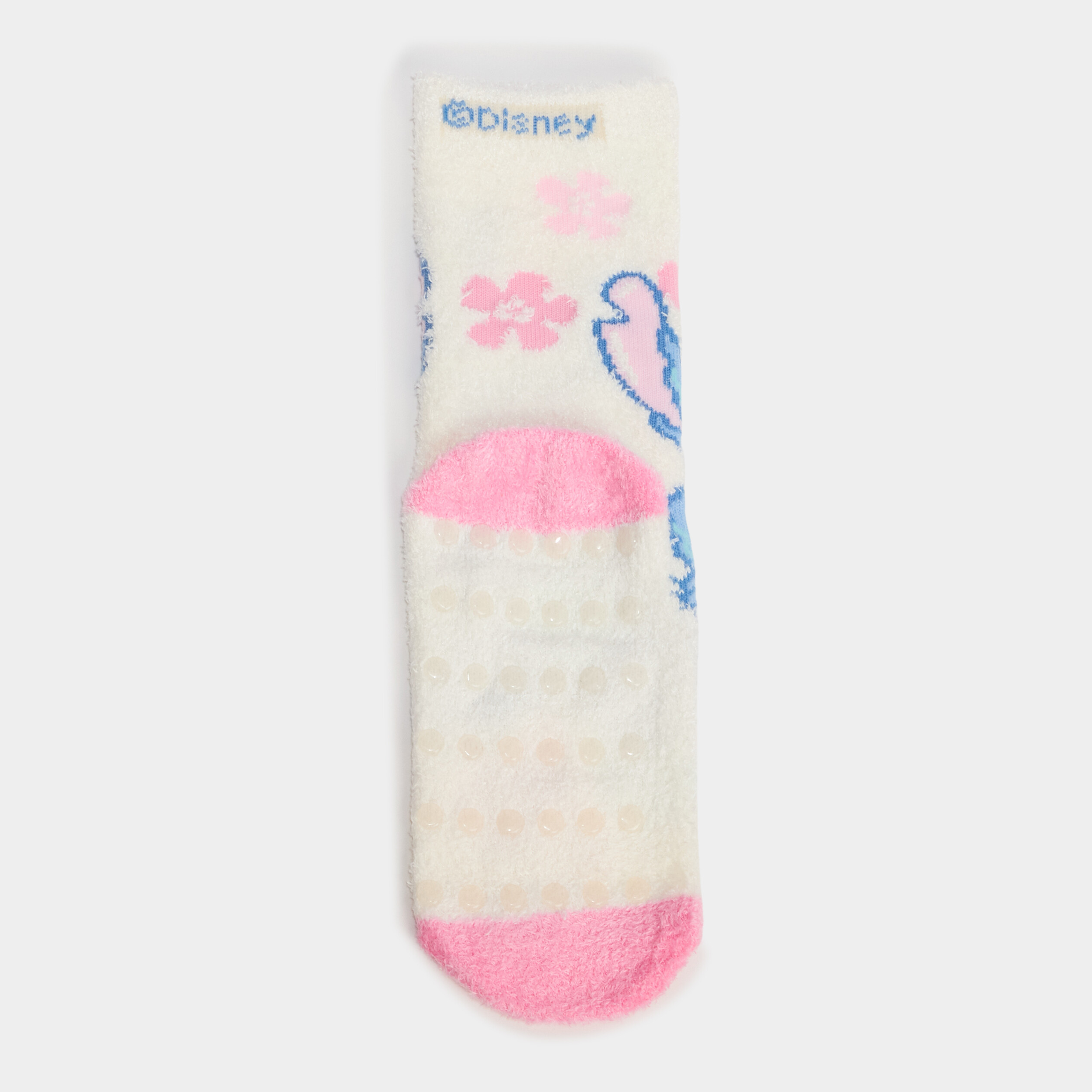 Lot 2 chaussettes d'int&eacute;rieur Stitch multicolore fille