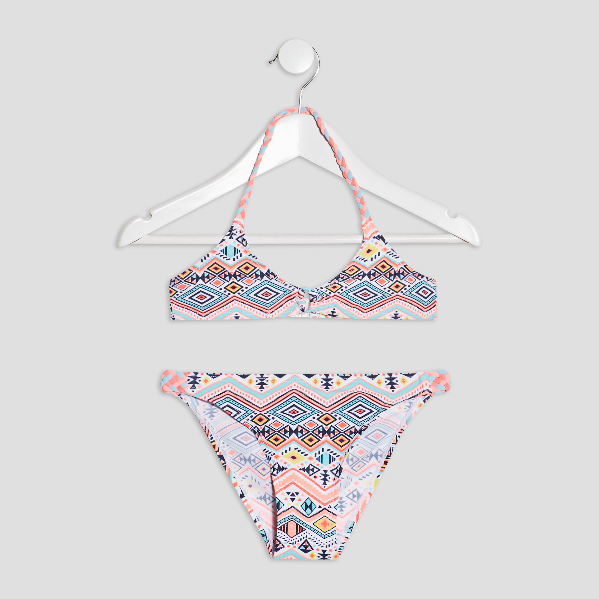 maillot de bain 2 pieces multicolore fille Maillot de bain 2 pièces multicolore fille