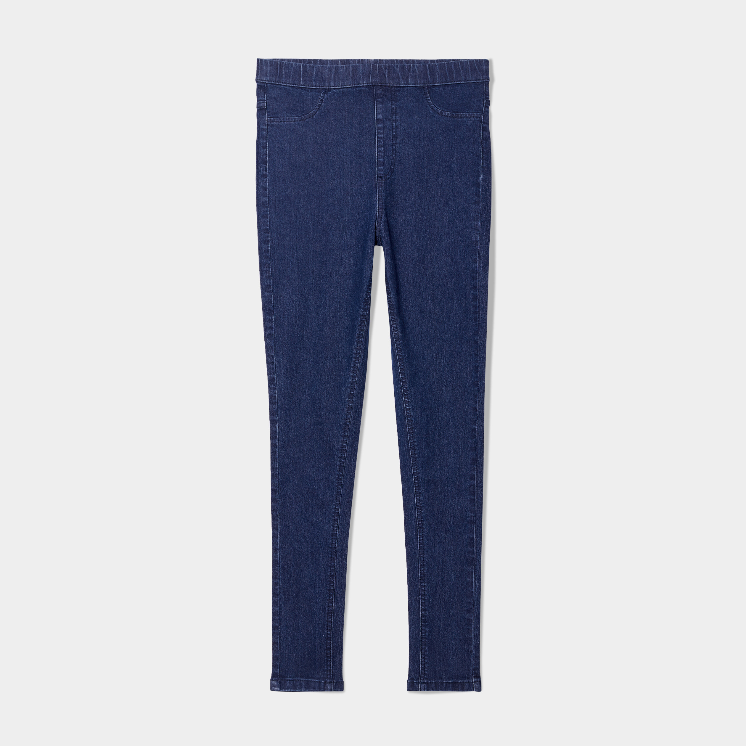 jegging taille haute denim brut femme Jegging taille haute denim brut femme