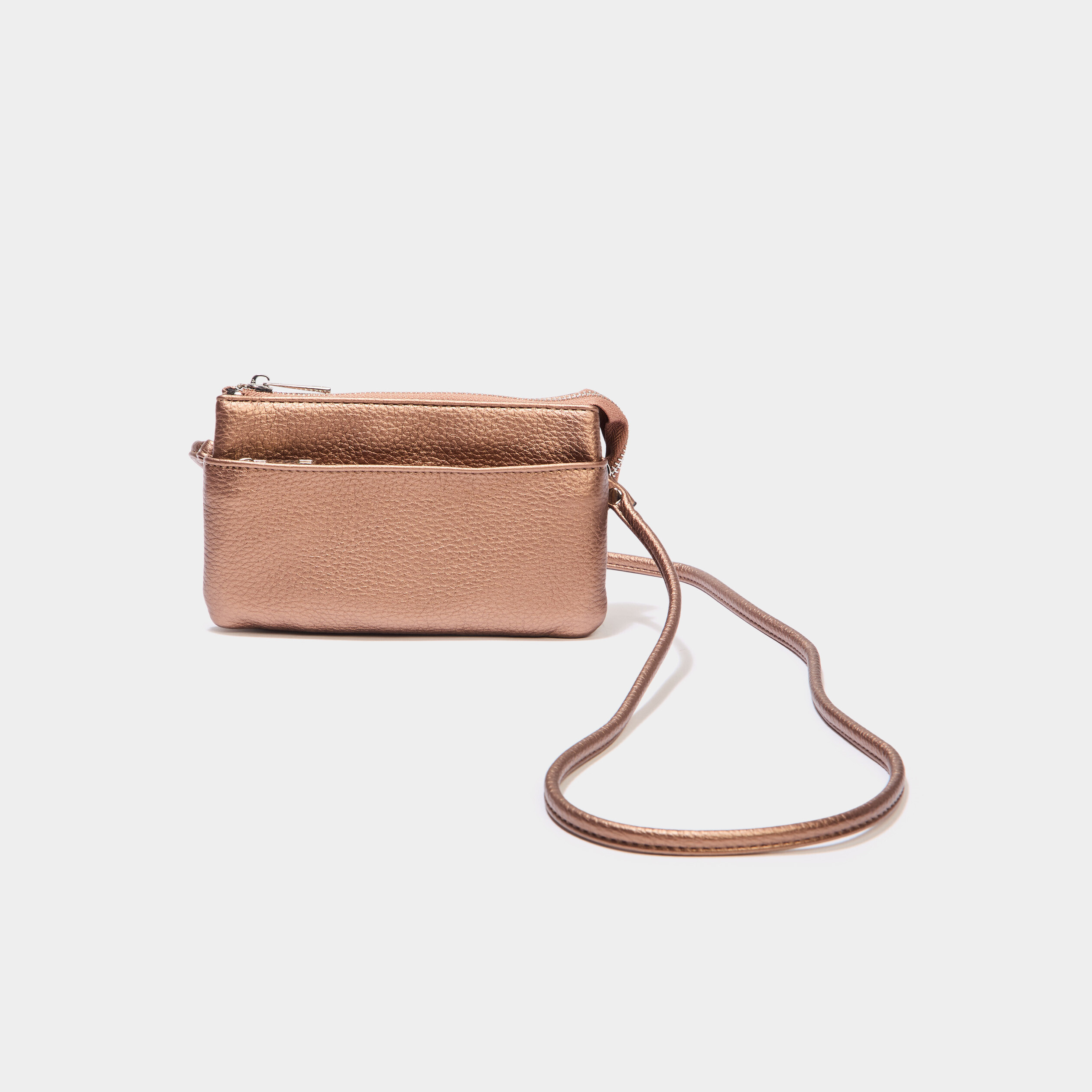 Sac Bandoulière Stella & Dot En Simili-cuir Bronze/doré - Occasion