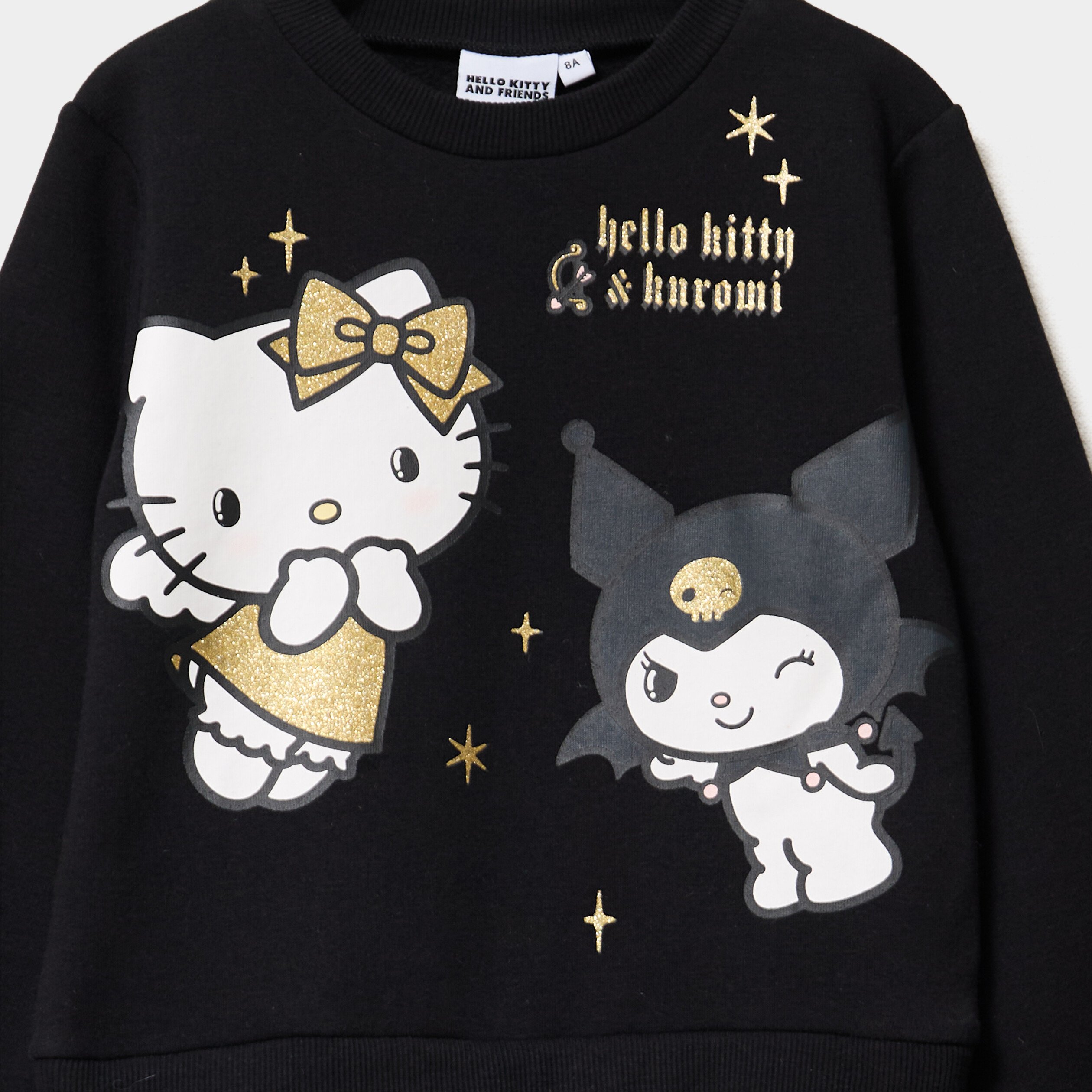 Robe effet 2-en-1 sequins Hello Kitty noir fille | La Halle