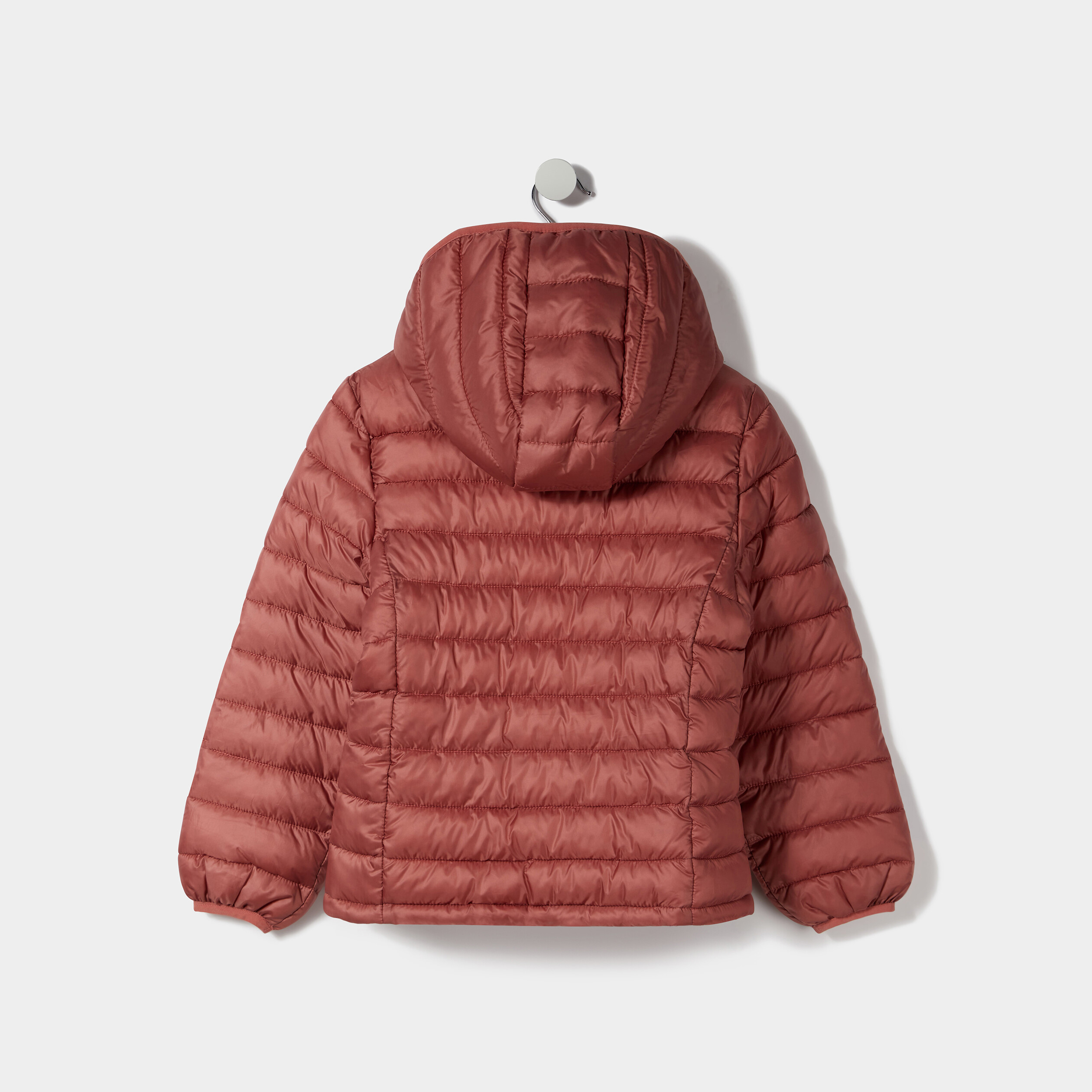 doudoune legere zippee a capuche rose fille Doudoune légère zippée à capuche rose fille