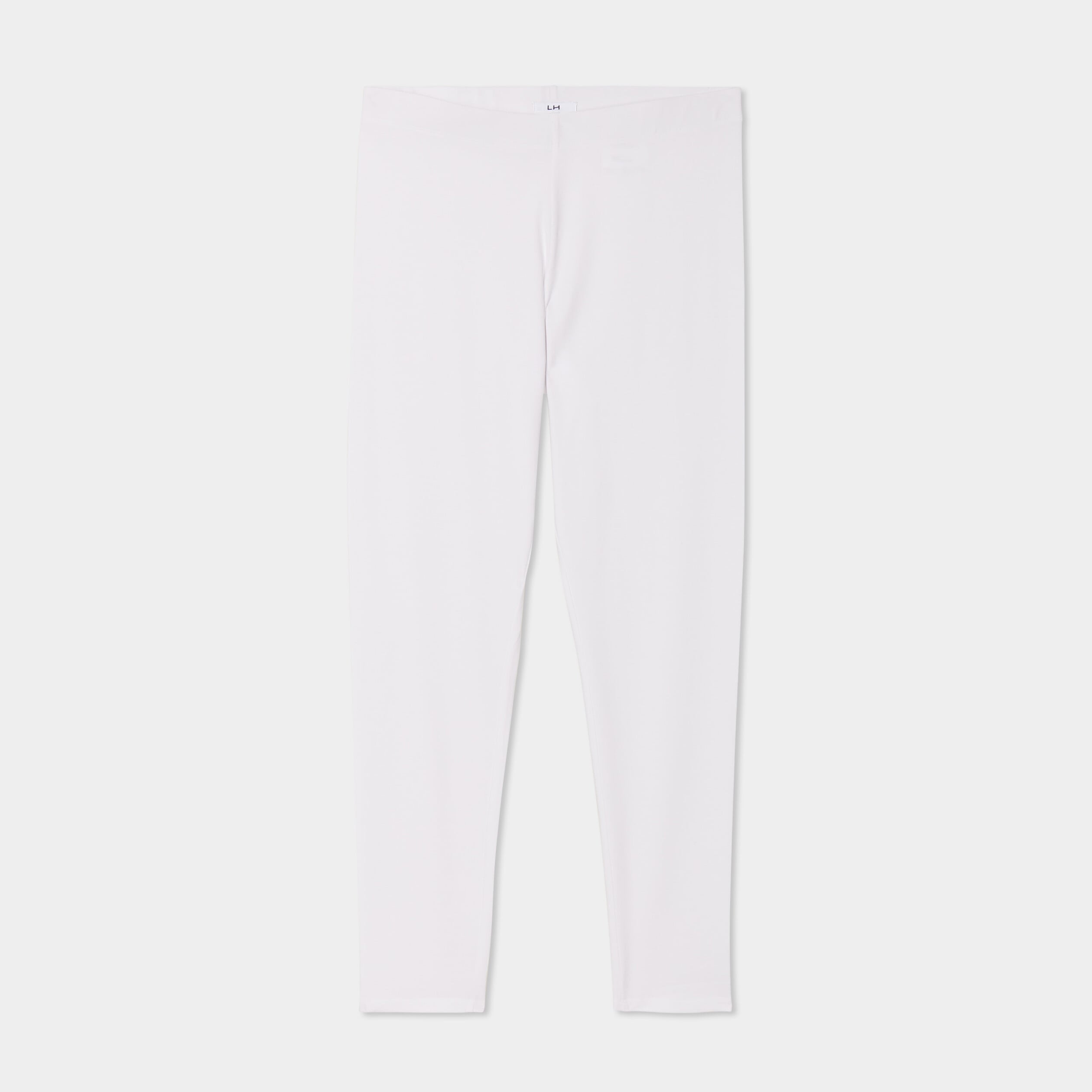 Legging avec taille &eacute;lastiqu&eacute;e blanc femme grande taille