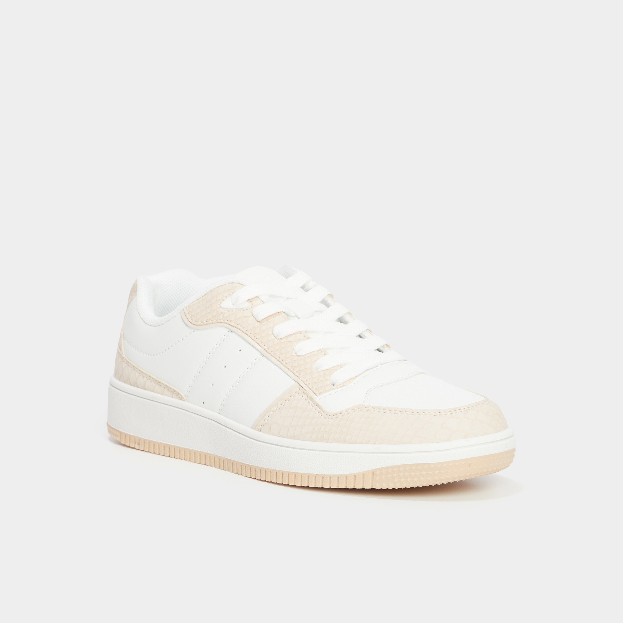 tennis basses semelle epaisse creeks rose femme Tennis basses semelle épaisse Creeks rose femme
