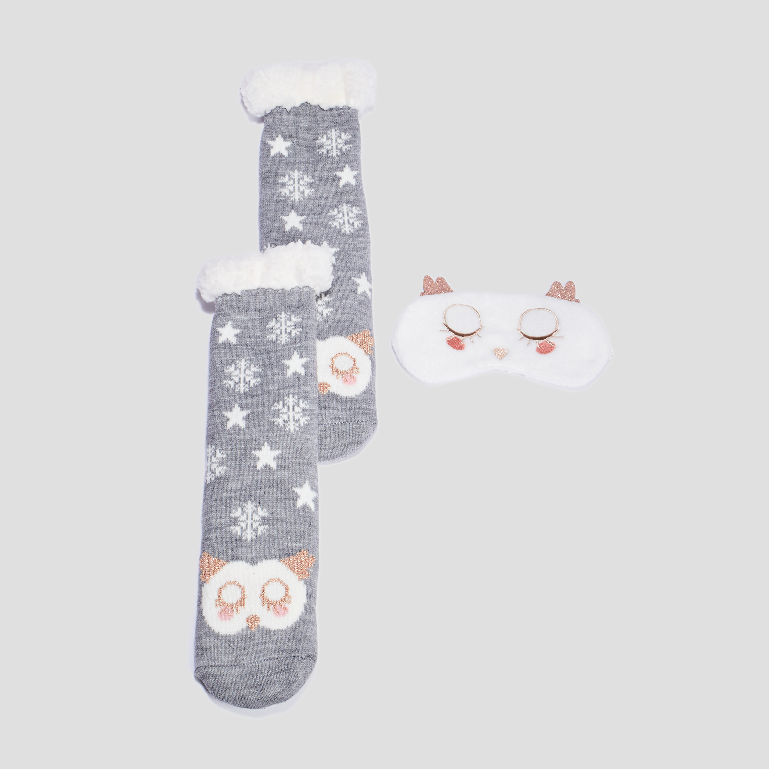 ensemble chaussettes et bandeau ivoire femme Ensemble chaussettes et bandeau ivoire femme