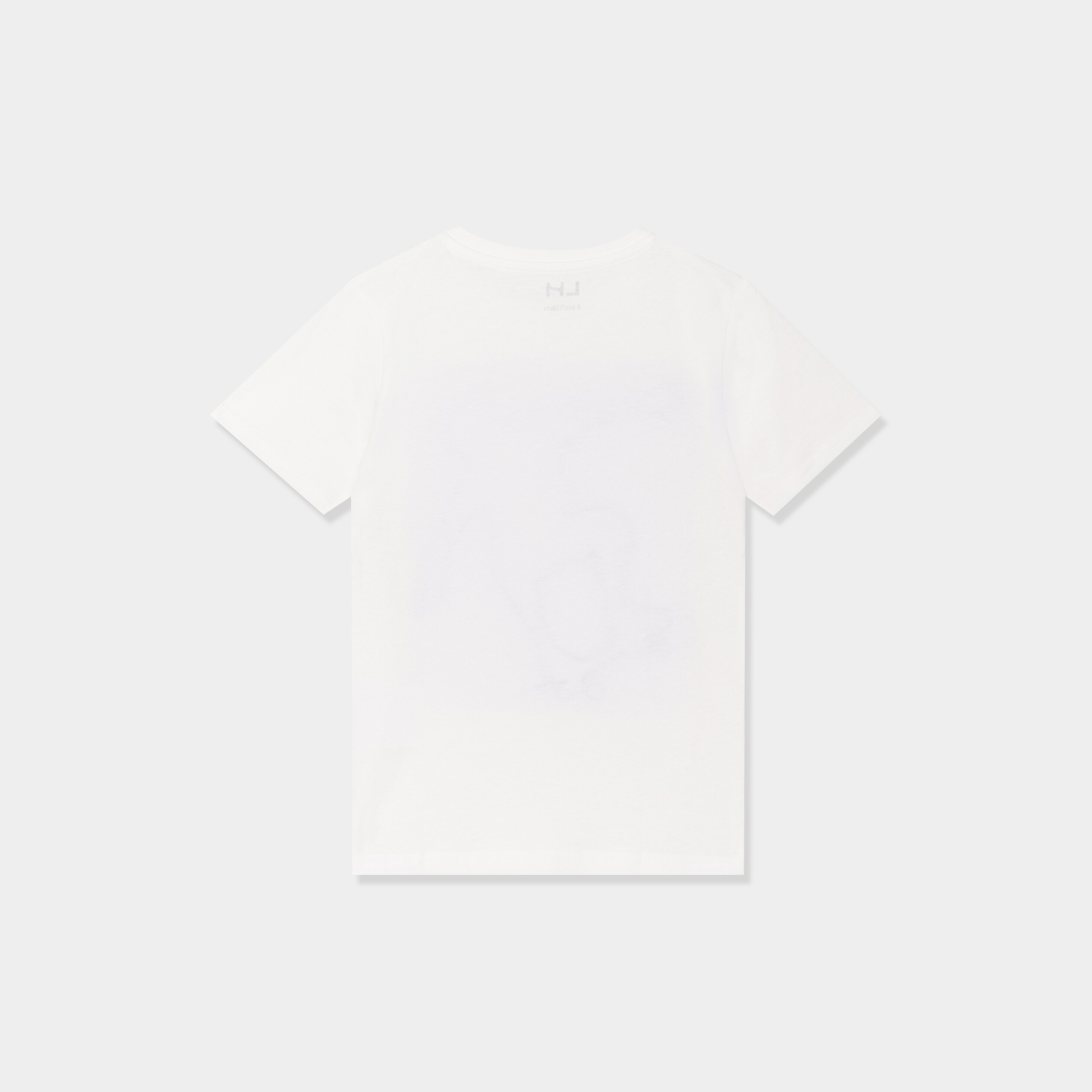 t shirt avec col rond manches courtes creme garcon T-shirt avec col rond manches courtes creme garçon