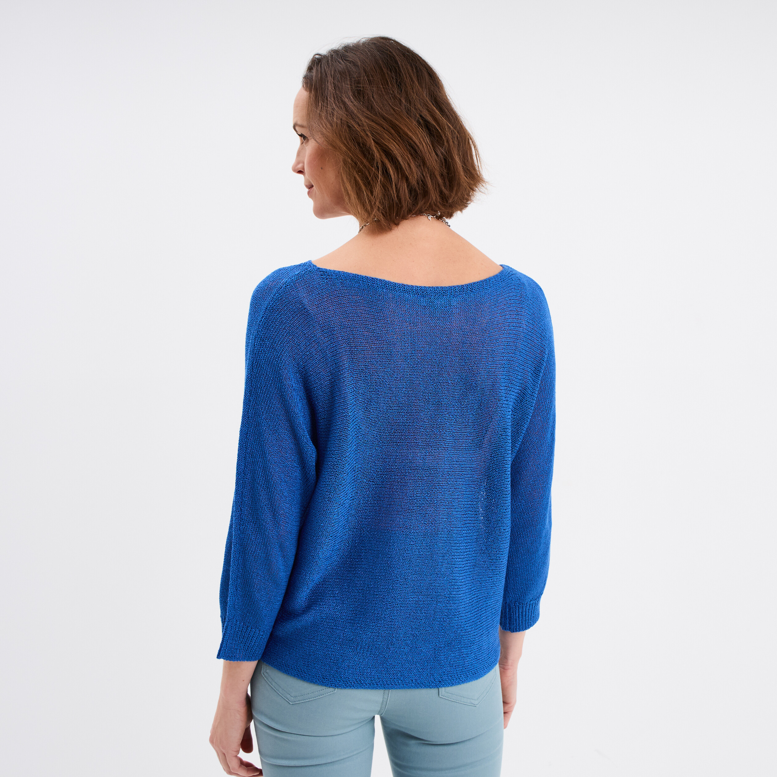 Pull Manches Longues Divided By H&M Taille 12 Bleu Tricot - Occasion Très Bon état, Pour Femme