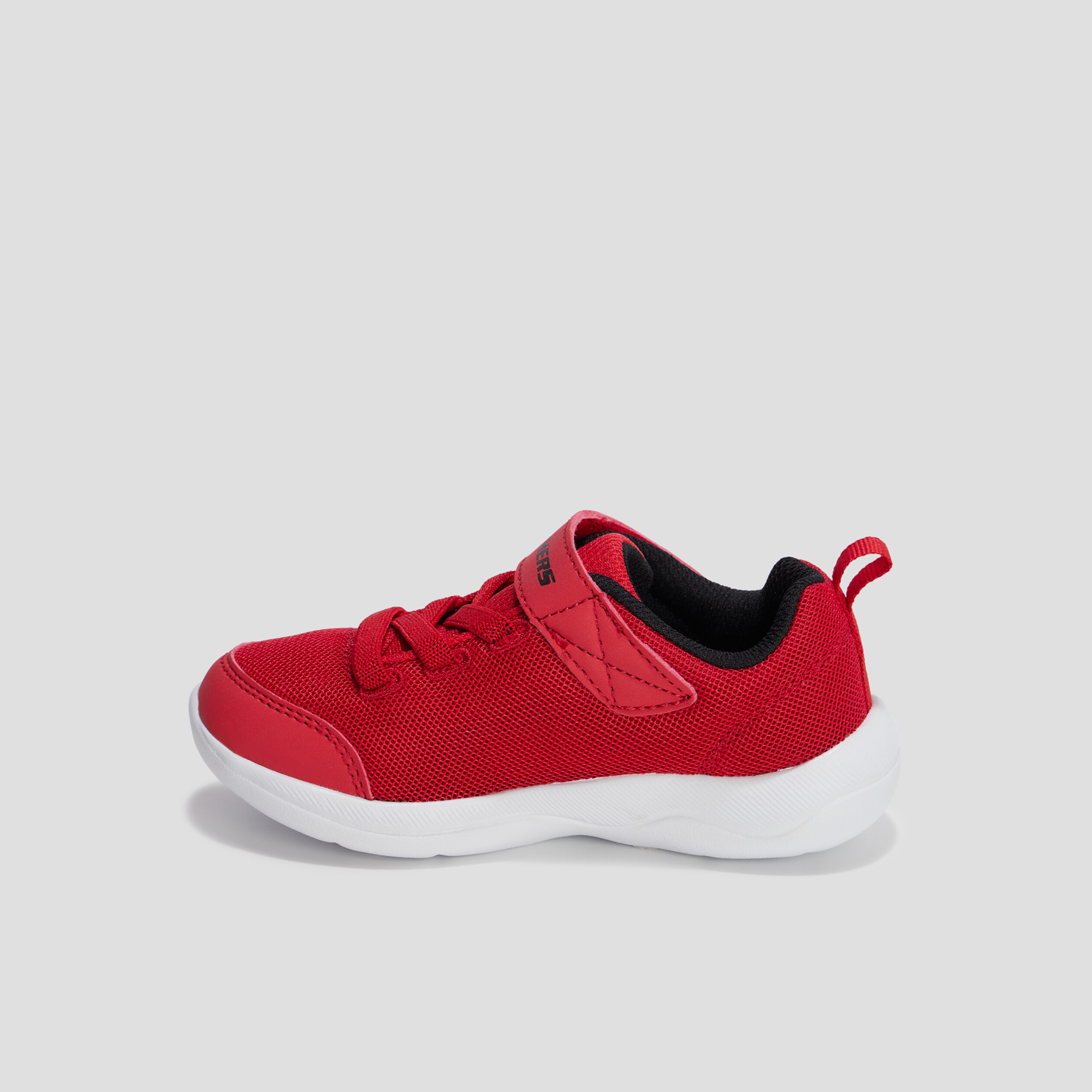 Baskets à scratchs Skechers Skechstepz rouge garçon