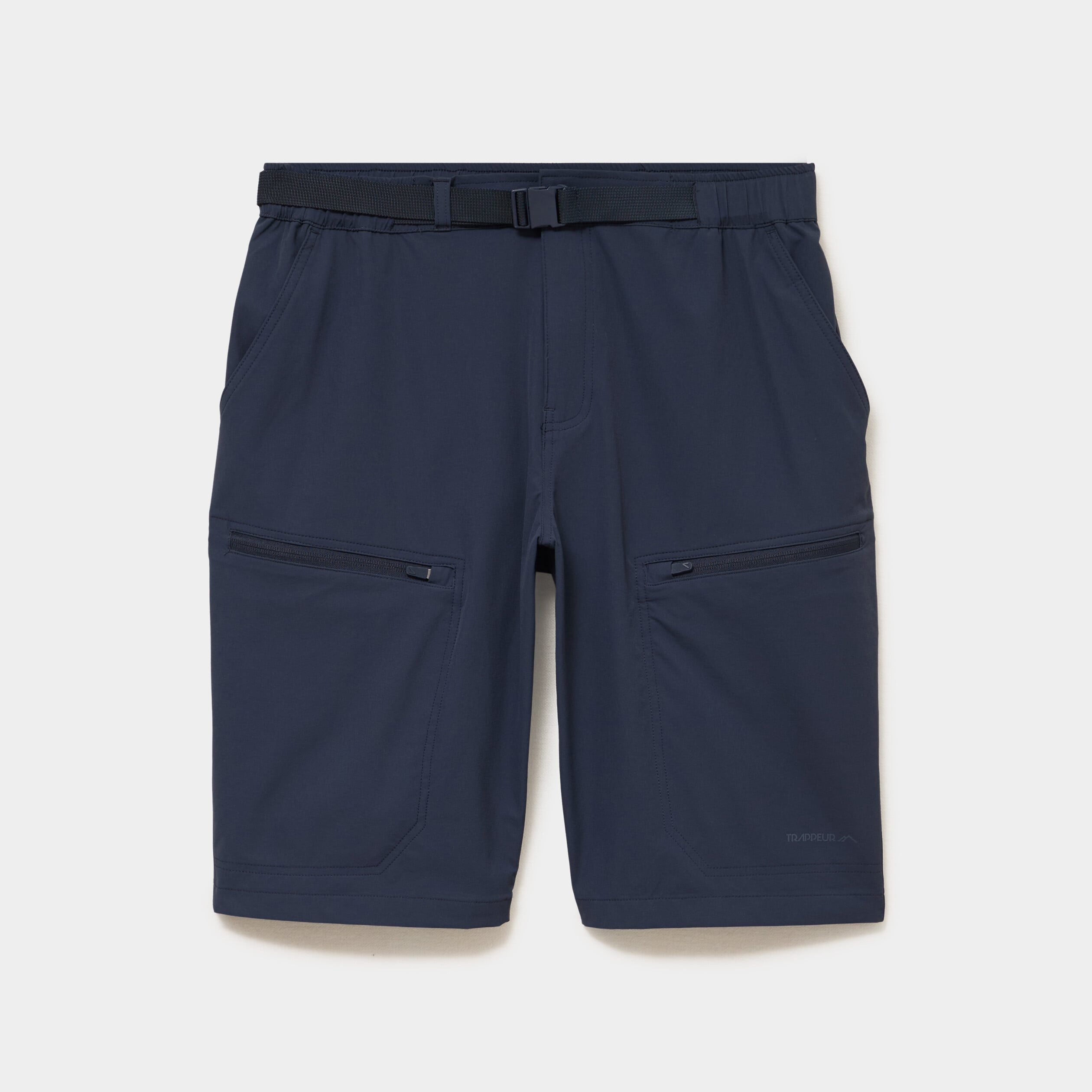 Short de randonn&eacute;e respirant gris fonc&eacute; homme