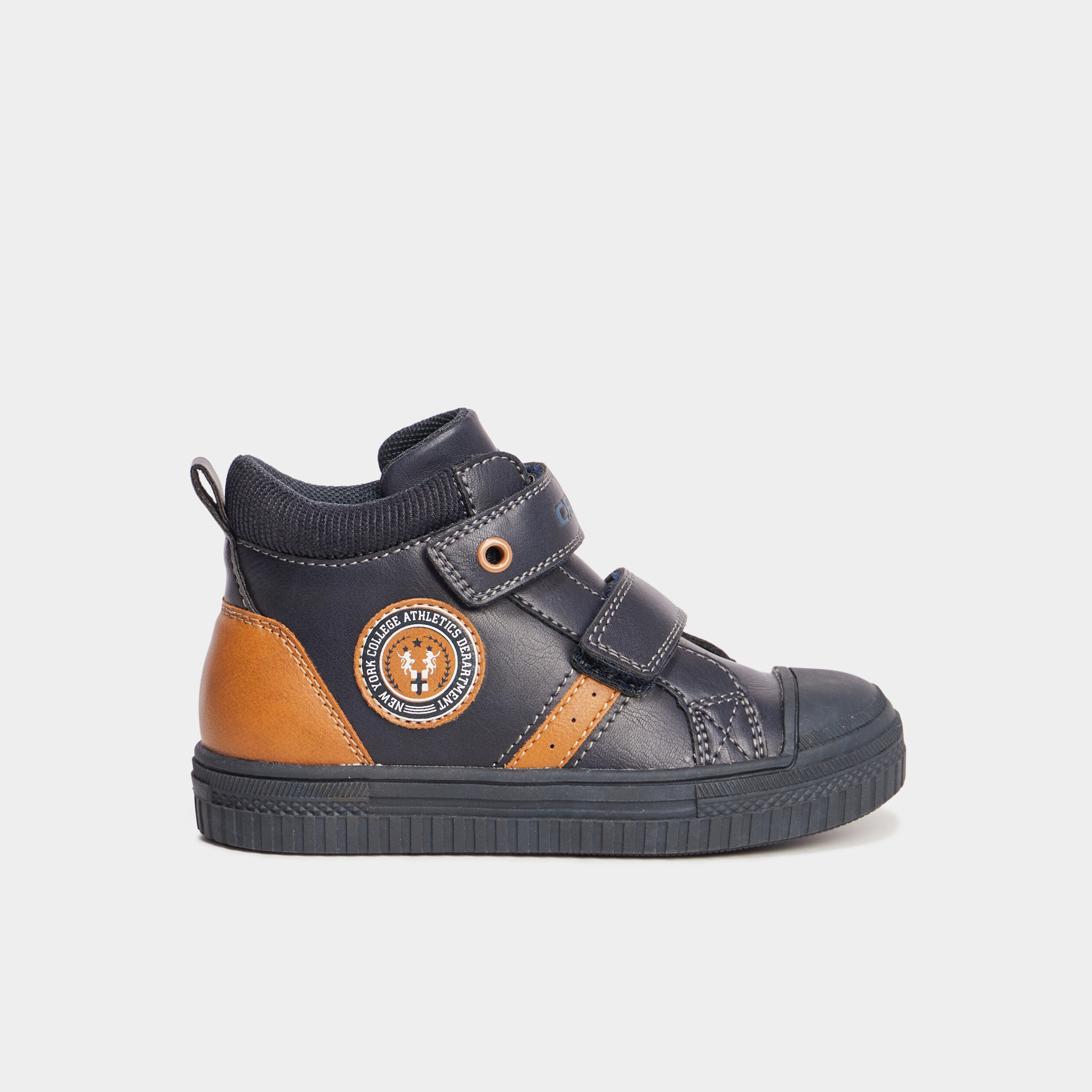 baskets montantes a scratchs creeks bleu marine garcon Baskets montantes à scratchs Creeks bleu marine garçon