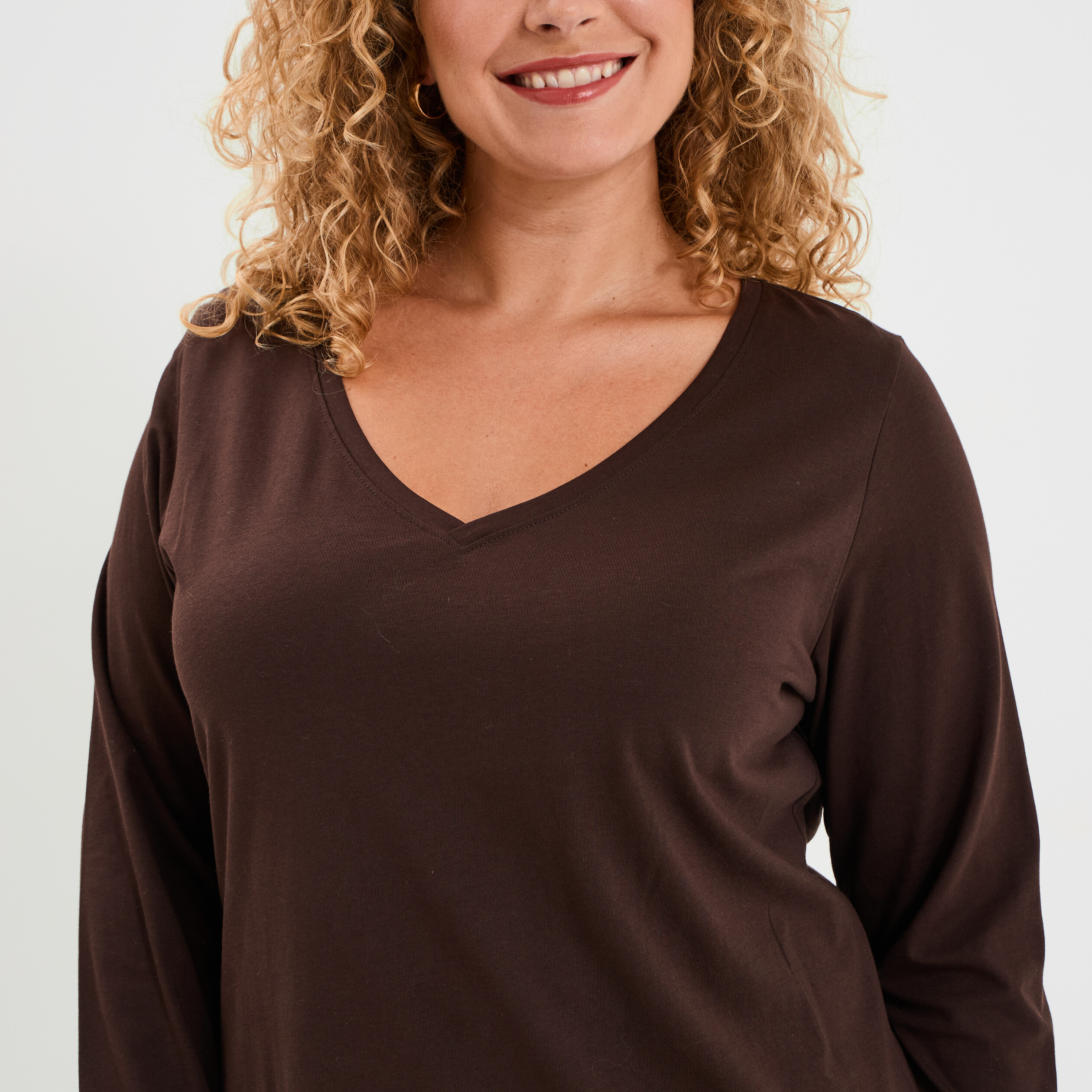 Grandes Tailles C Et A Tee Shirt Femme Manche Longue Tee-shirt