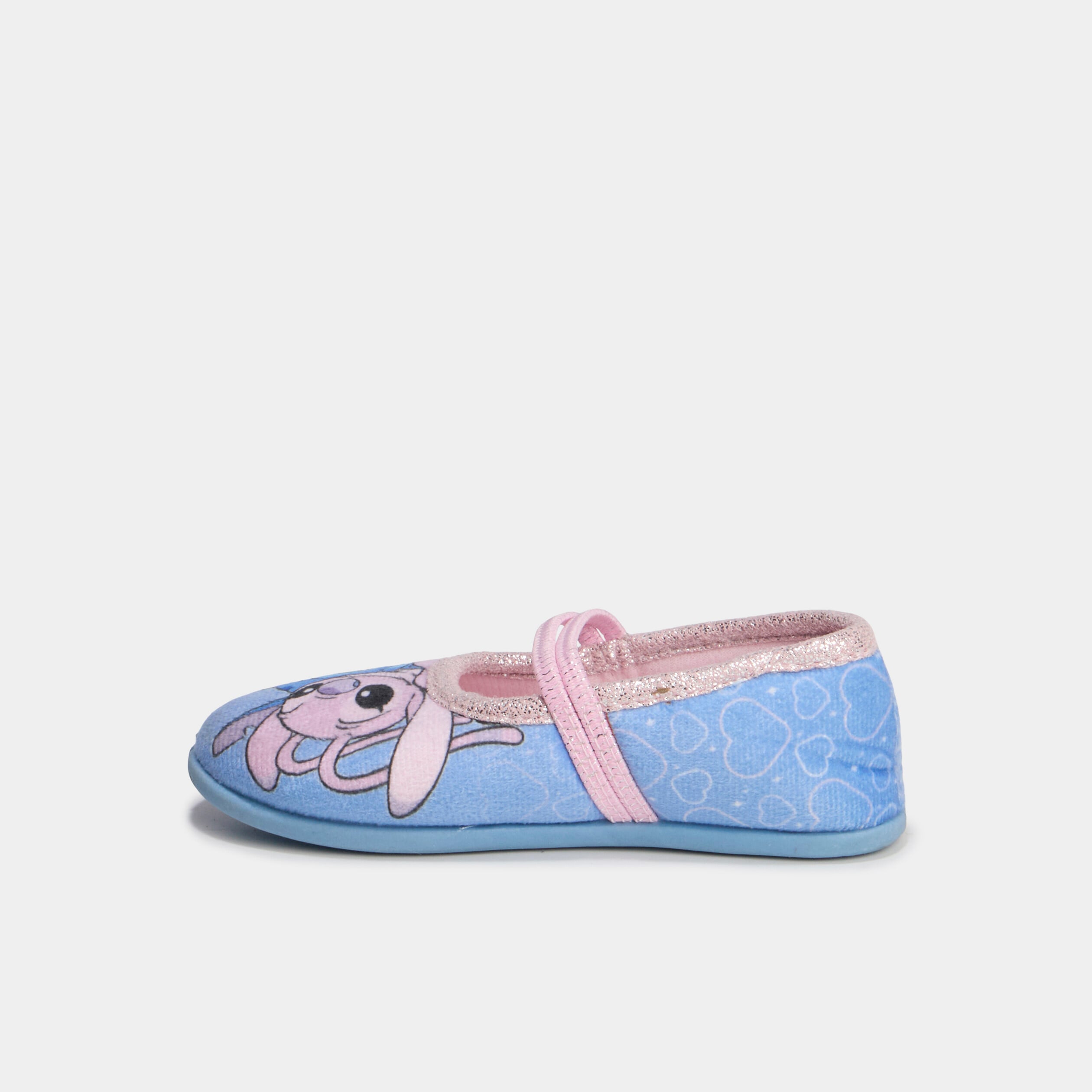 Chaussons ballerines Stitch bleu fille