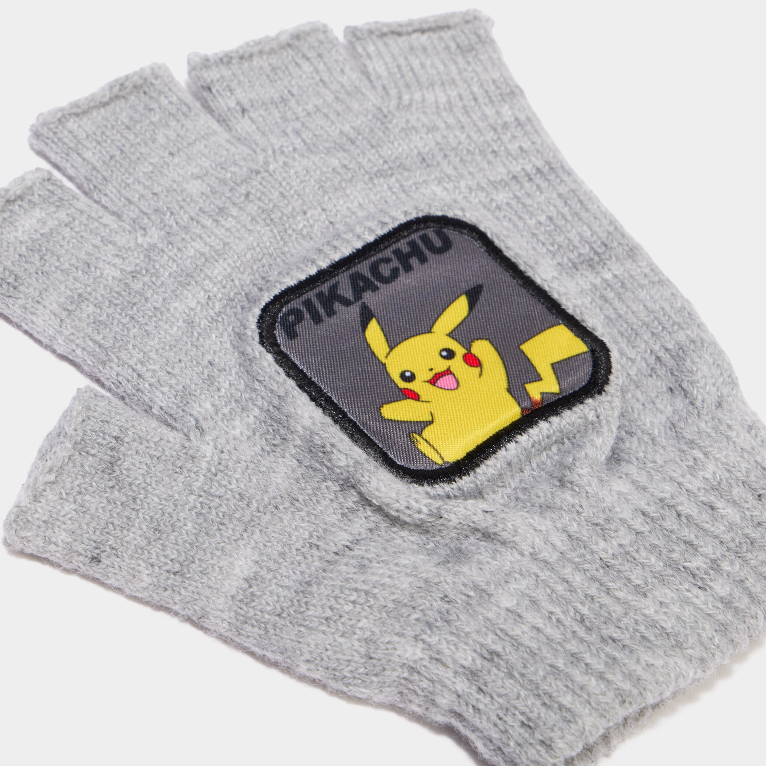 Gants 2-en-1 Pok&eacute;mon Pikachu gris gar&ccedil;on
