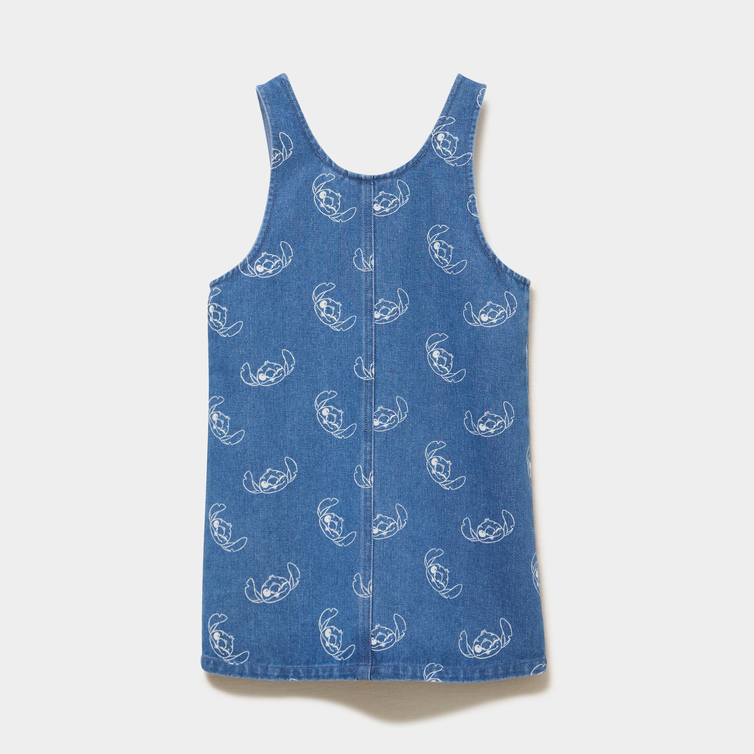 Robe chasuble en jean Stitch denim stone fille