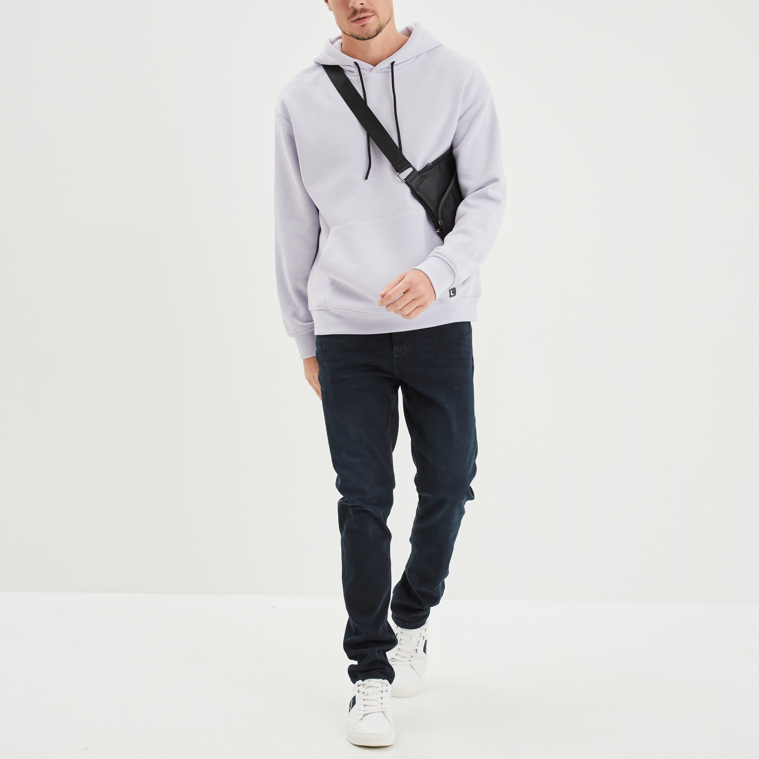 jeans slim 5 poches denim blue black homme Jeans slim 5 poches denim blue black homme