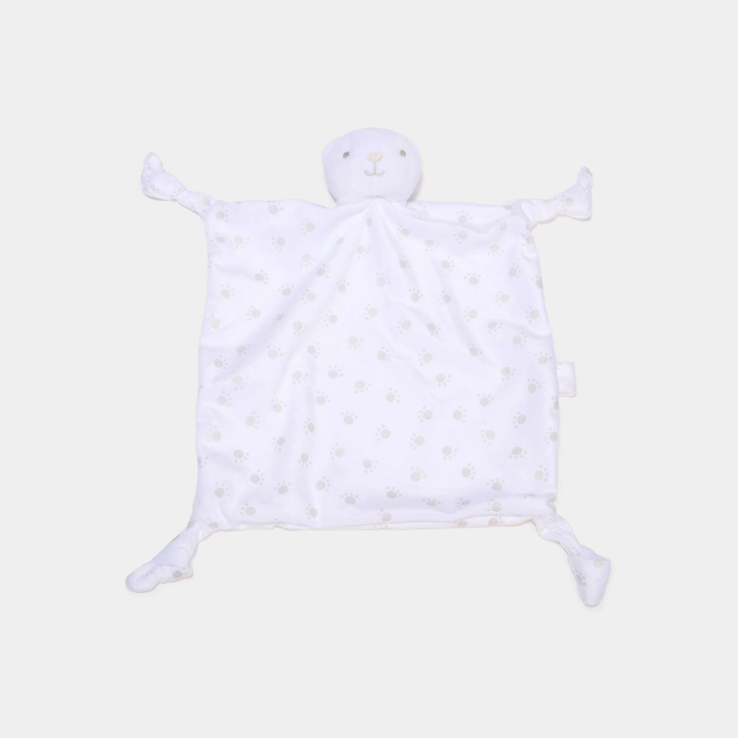 Doudou ours effet velours taupe b&eacute;b&eacute;